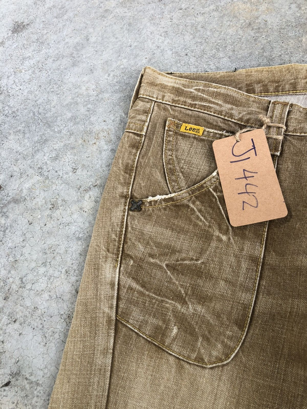 If Six Was Nine Japanese Lee Flared Jeans distressed Jeans Size US 30 / EU 46 - 14 Thumbnail