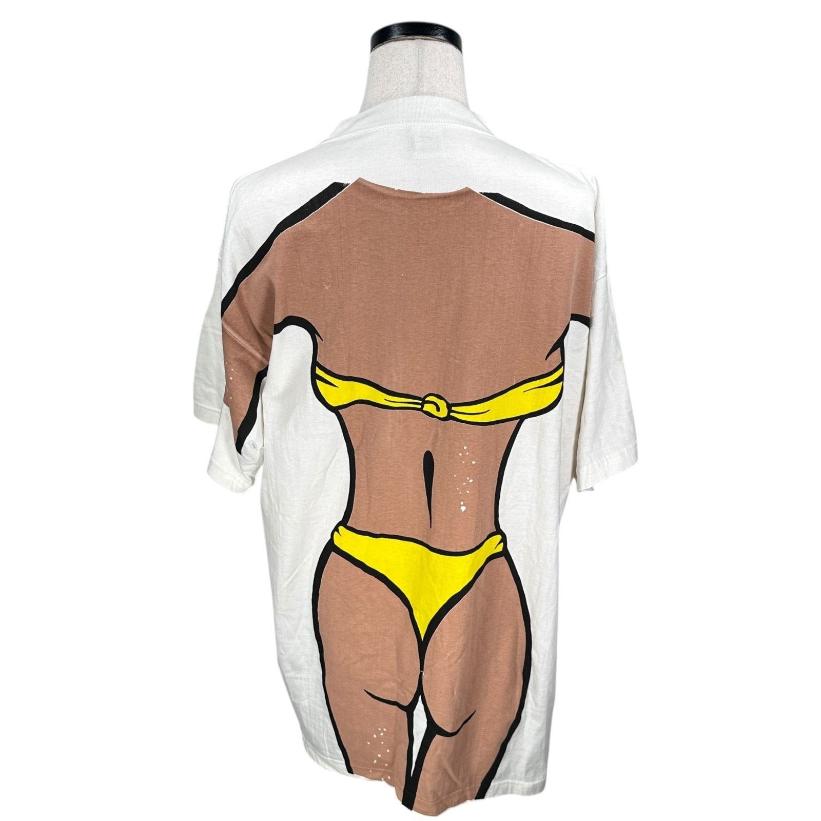 Other VTG Cotton Power Beach Coverup T-Shirt Adults OS White 90s Size US XXL / EU 58 / 5 - 3 Thumbnail