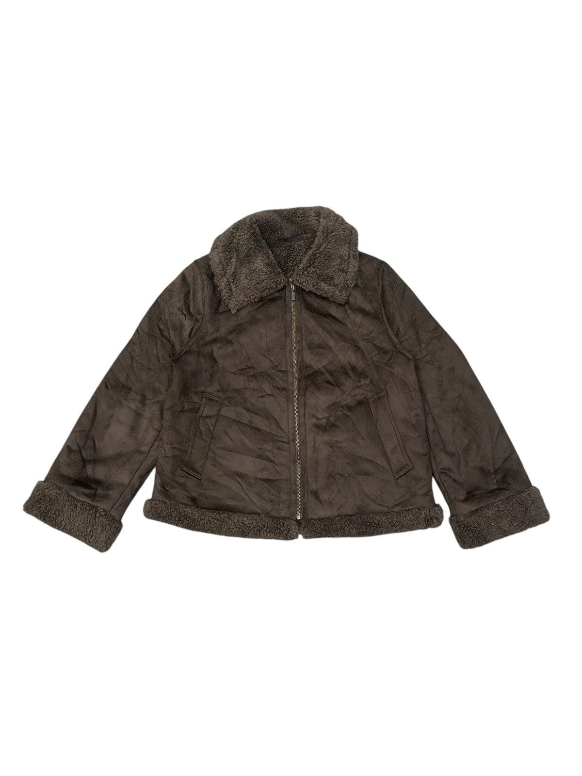 UNIQLO MOUTON FLEECE JACKET SMALL