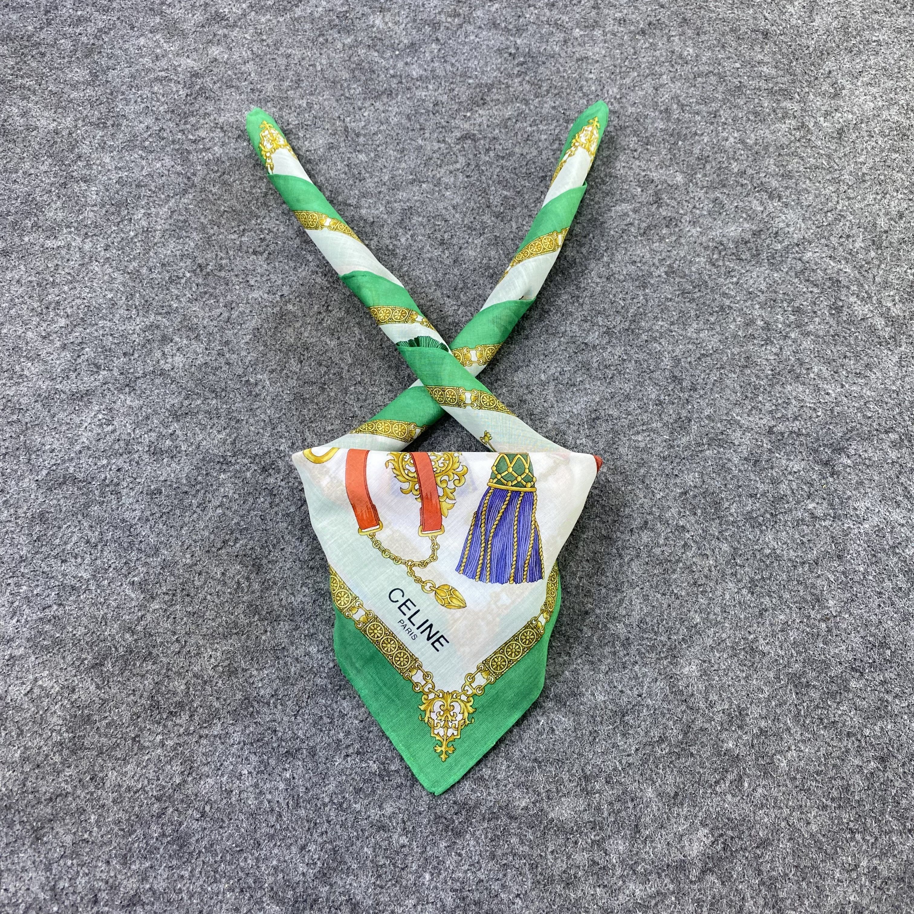 Celine Celine Handkerchief / Bandana / Neckerchief-B2132 Size ONE SIZE - 2 Thumbnail