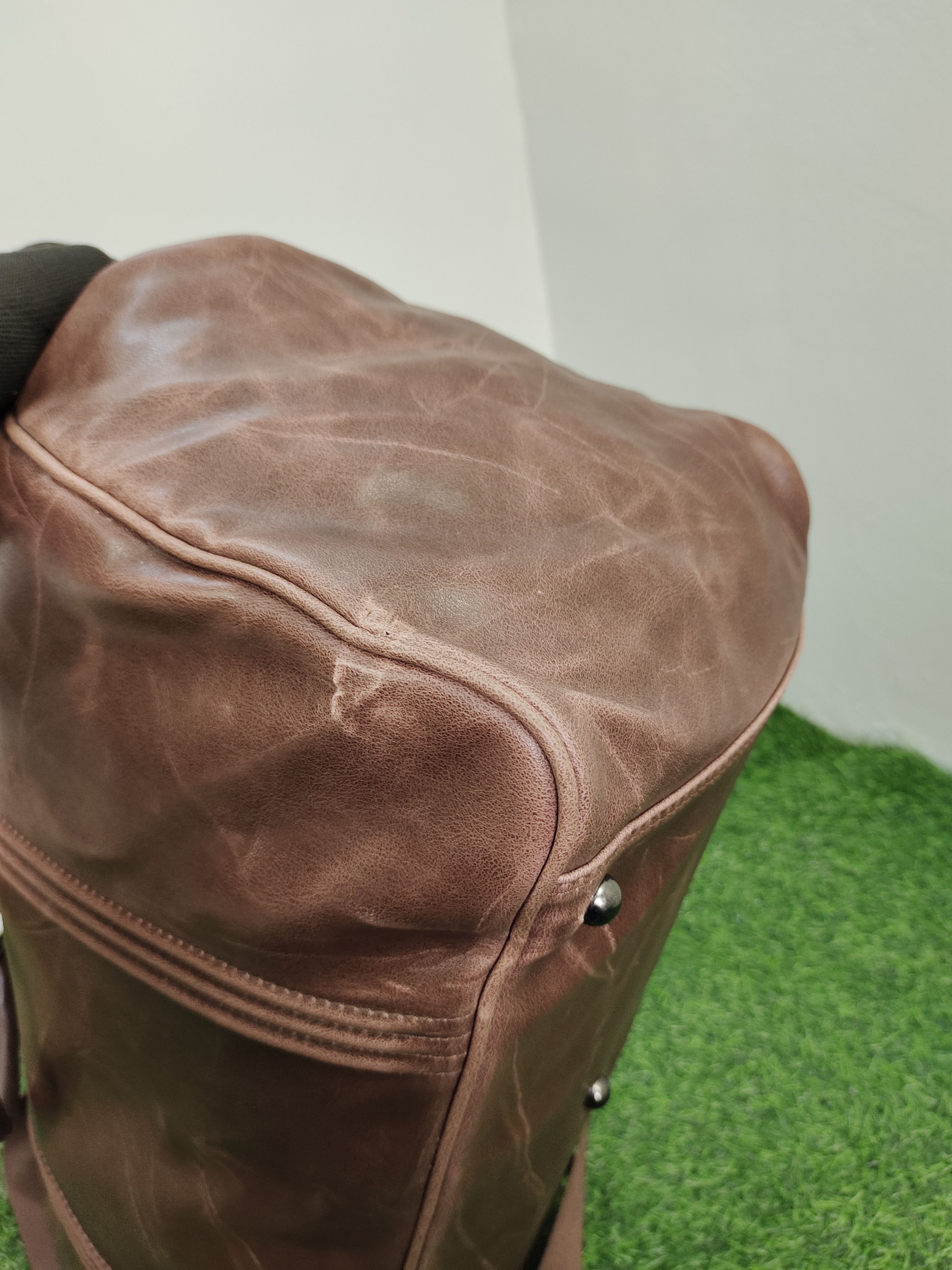 Takeo Kikuchi Vintage Takeo Kikuchi Distress Patina Leather Doctor Bag Size ONE SIZE - 11 Thumbnail