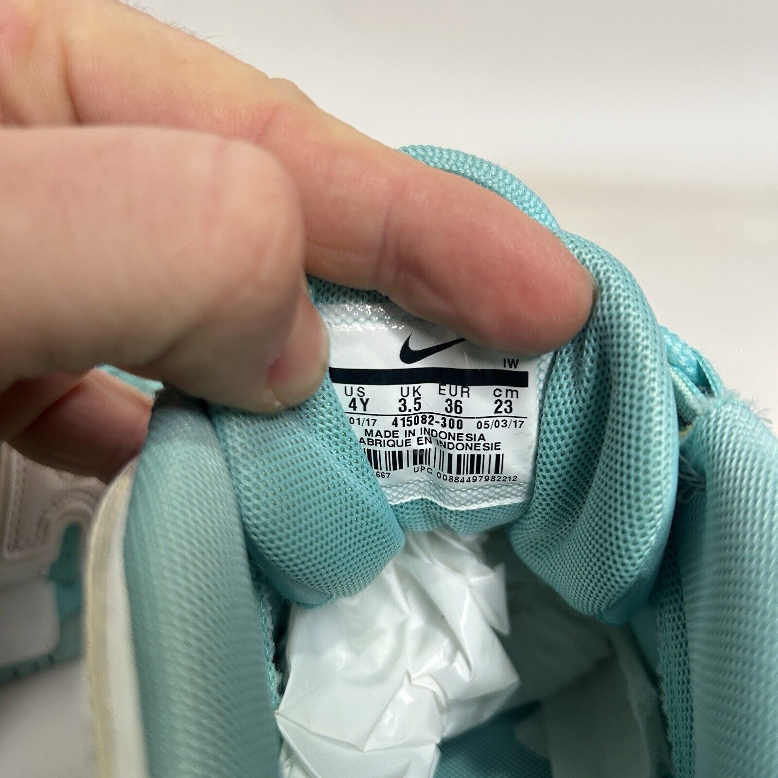 Nike Nike Air More Uptempo GS “Island Green” 2024 Size US 5.5 / IT 35.5 - 8 Thumbnail