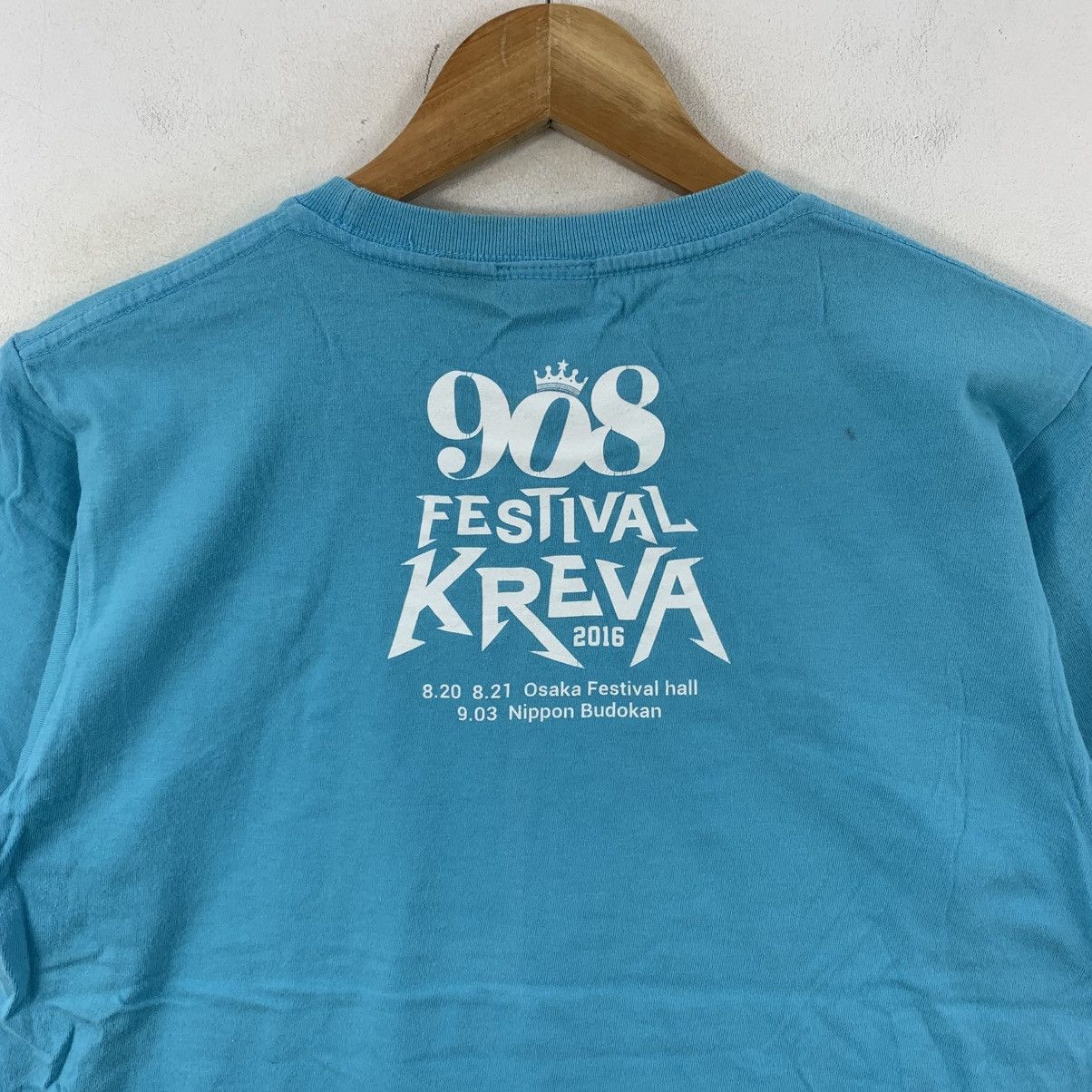 Japanese Brand 908 FESTIVAL KREVA 2016 Osaka Japanese Band Tshirt Size US S / EU 44-46 / 1 - 4 Thumbnail