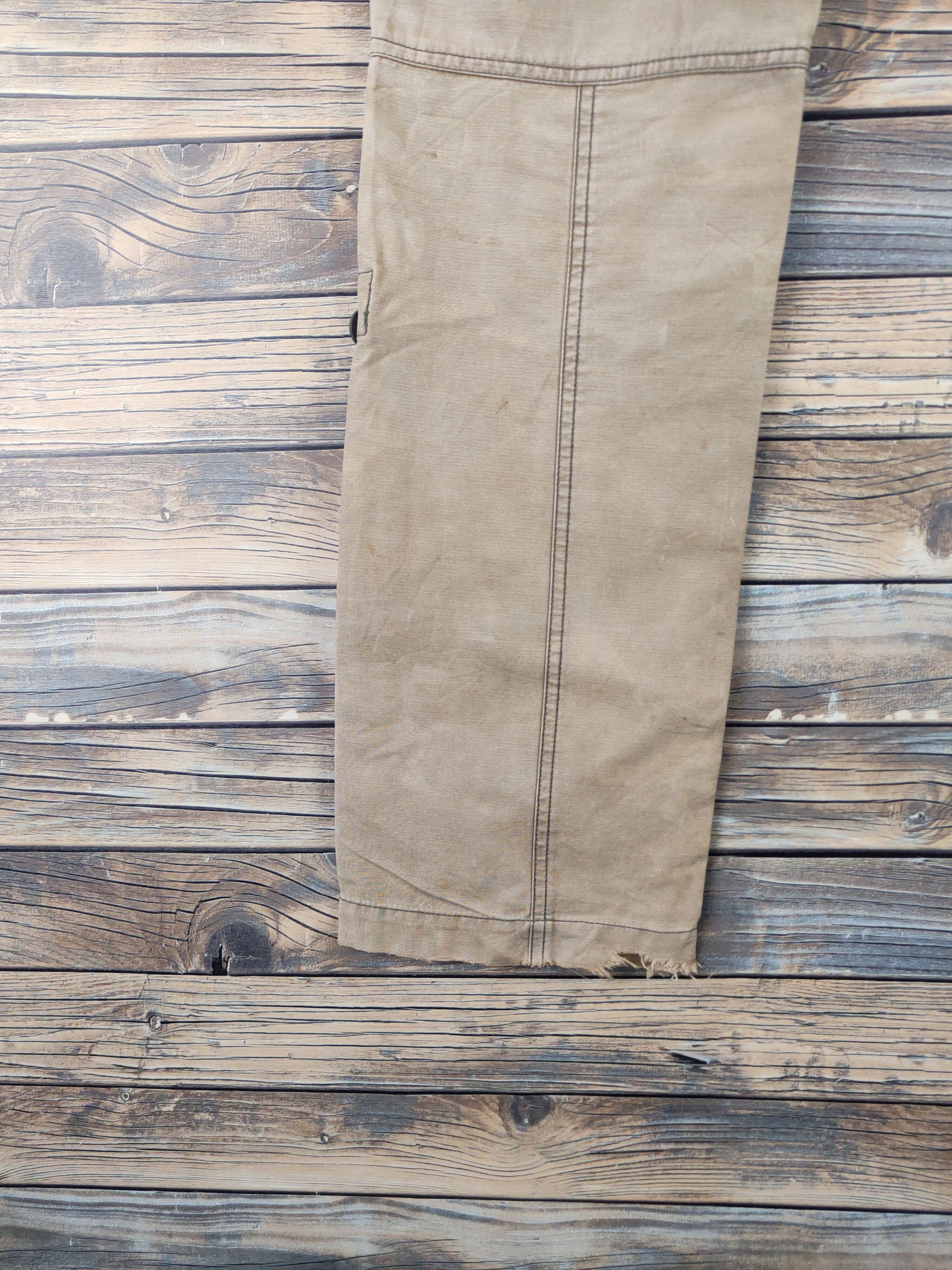 Japanese Brand DL Flash Report Beige Multipocket Cargo Pants #46-081 Size US 28 / EU 44 - 10 Thumbnail