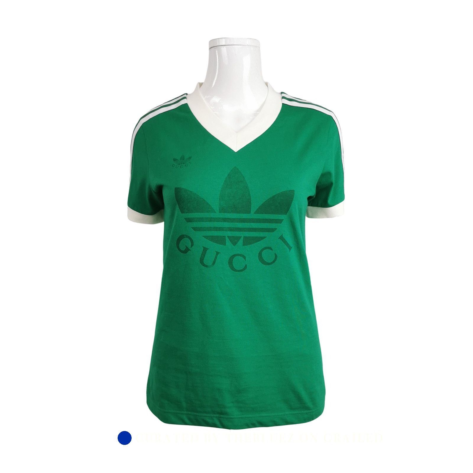 Gucci Trefoil Logo Green T-Shirt in Size S Size US S / EU 44-46 / 1 - 1 Thumbnail