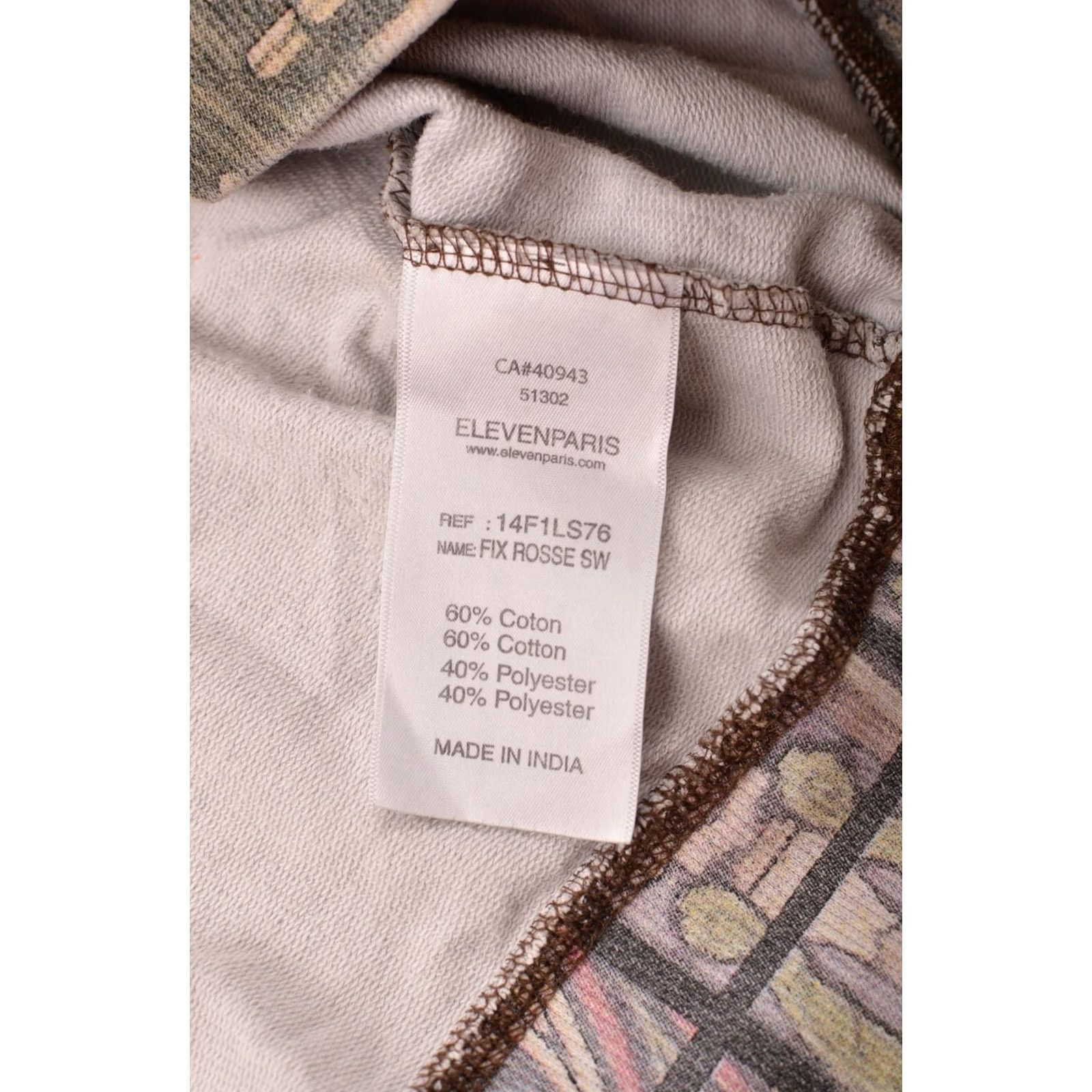 Eleven Paris Eleven Paris Sweatshirt Womens L Fix Rosse SW Fullprint Saint Kate Moss Multicolor Size L / US 10 / IT 46 - 6 Thumbnail