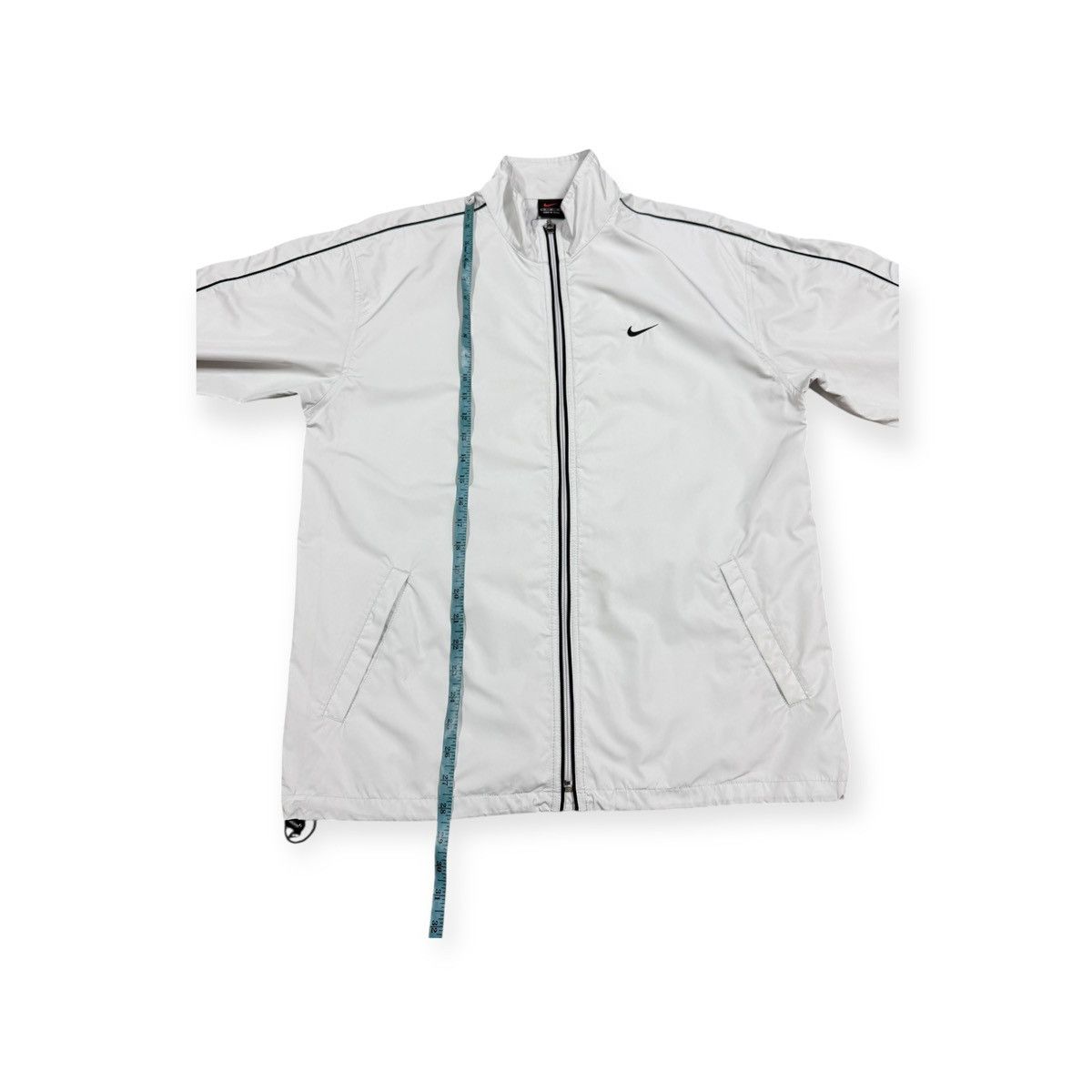 Nike Vtg🔥Y2k Clima Fit Back Pocket Zipper Windbreaker Size US M / EU 48-50 / 2 - 12 Thumbnail