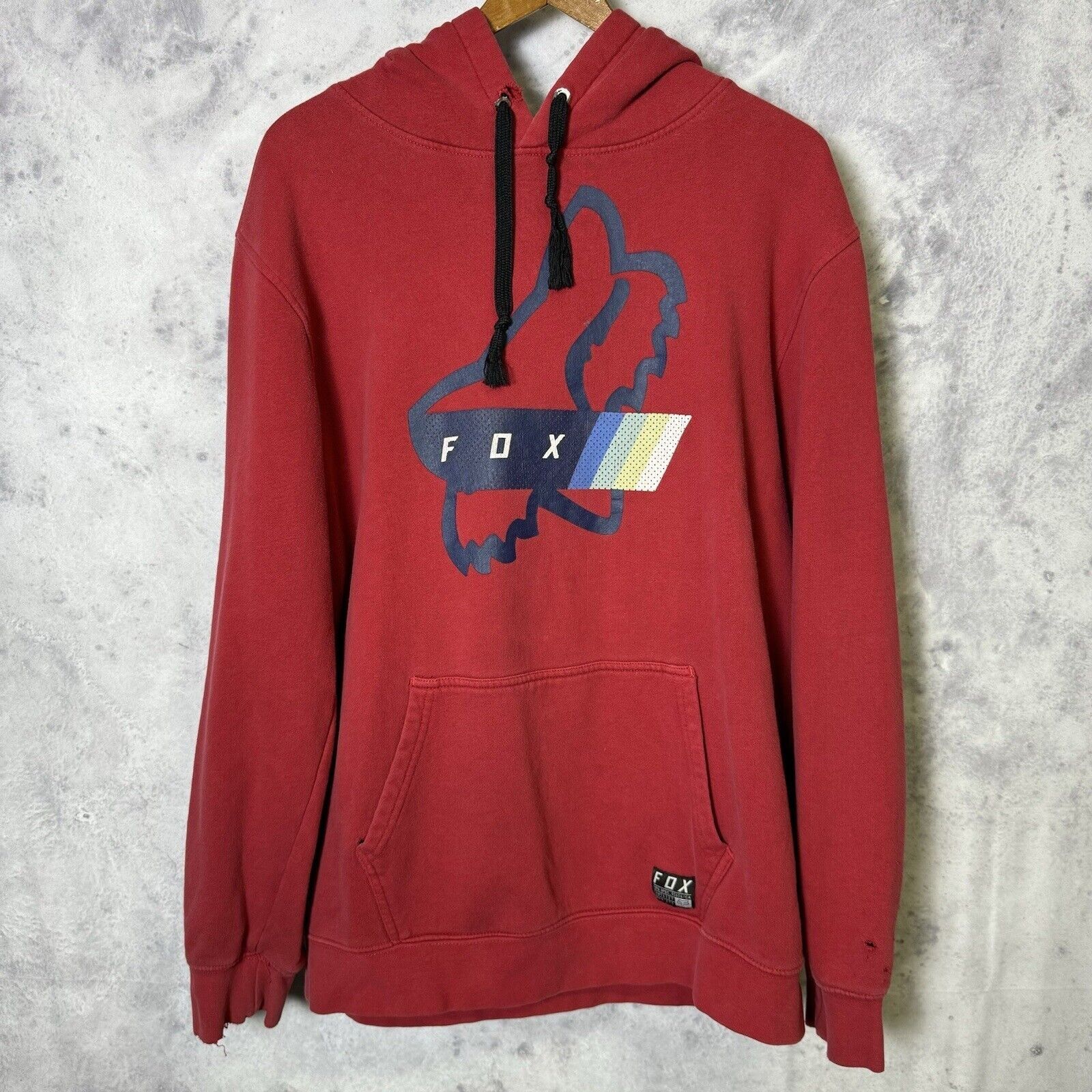 Fox Racing Fox Racing Hoodie Mens Large L Red Pullover Hoodie Size US L / EU 52-54 / 3 - 1 Thumbnail