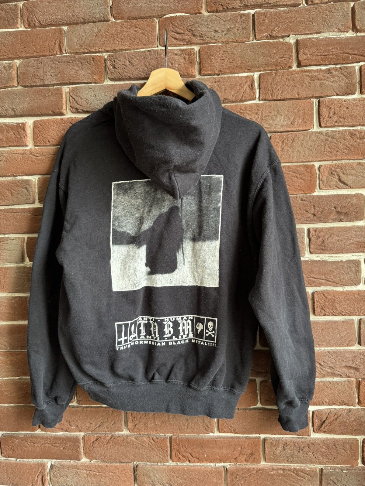 Band Tees Taake True Norwegian Black Metal Hoodie Rare M Vintage 00s Size US M / EU 48-50 / 2 - 5 Thumbnail