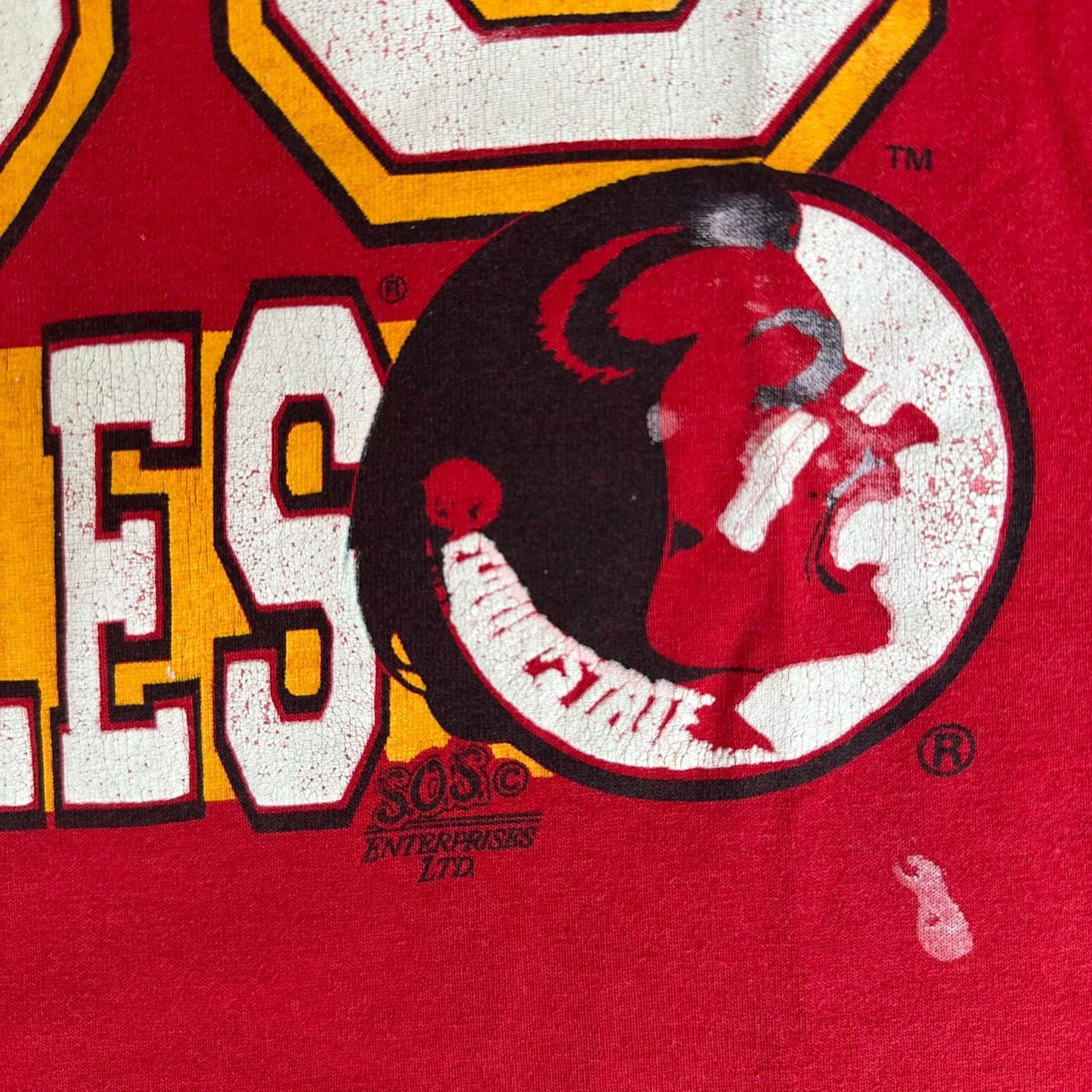 Vintage Vintage 90s Florida State Seminoles T-Shirt Single Stitch FS Size US L / EU 52-54 / 3 - 4 Thumbnail