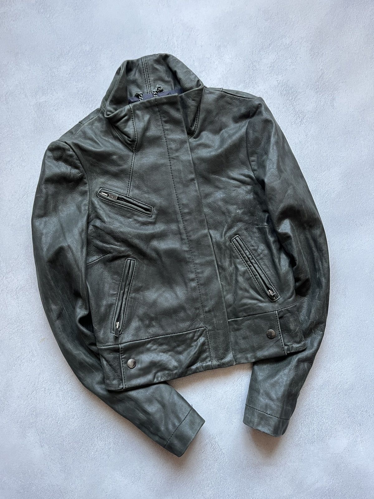 Allsaints All Saints Leather Jacket Women US 4 Size US XS / EU 42 / 0 - 2 Thumbnail