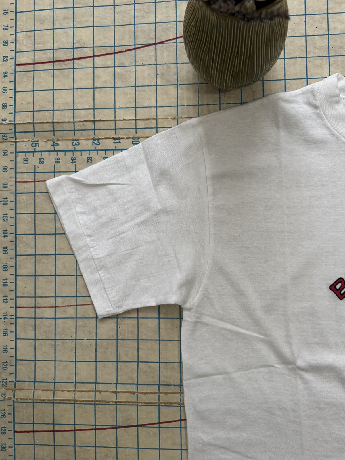 Vintage Vintage The Simpsons Bart Skateboarding Bootleg Tee White Size US M / EU 48-50 / 2 - 6 Thumbnail