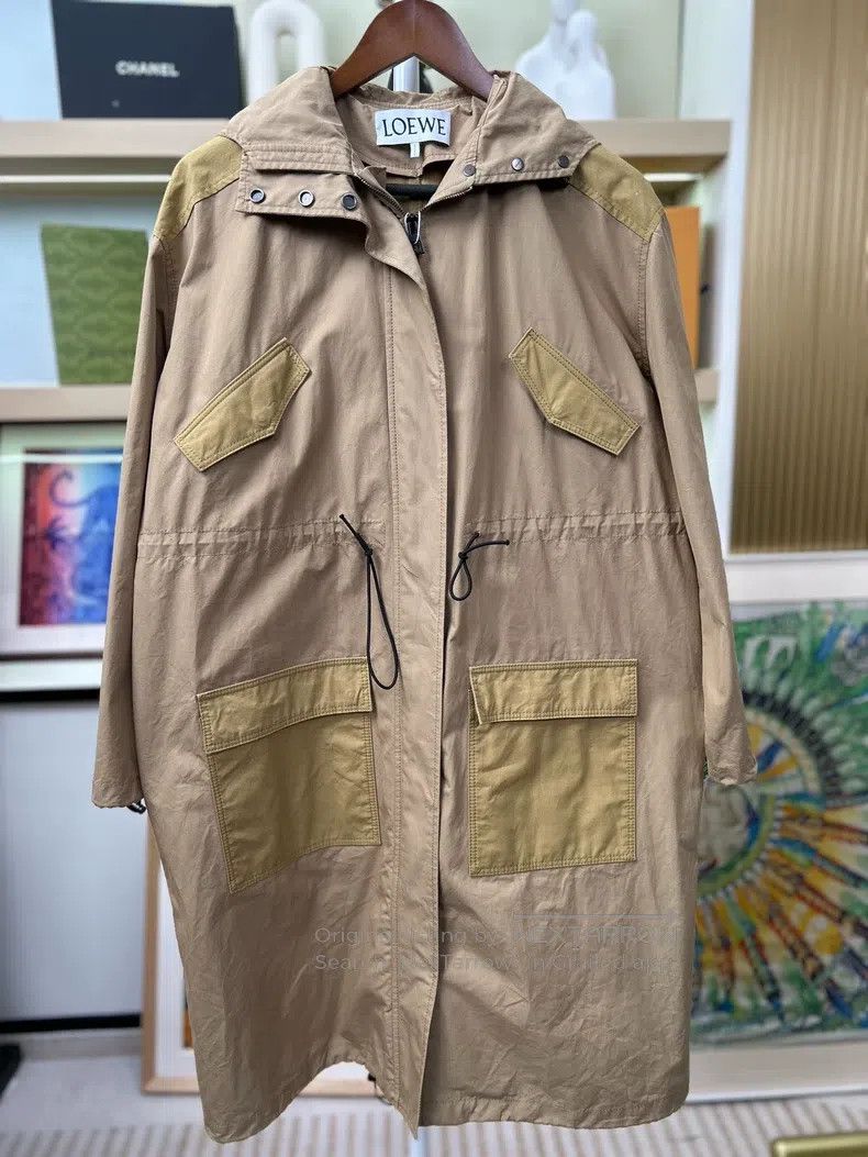 Loewe Loewe Leather Patch Pocket Windbreaker Size XS / US 0-2 / IT 36-38 - 1 Thumbnail