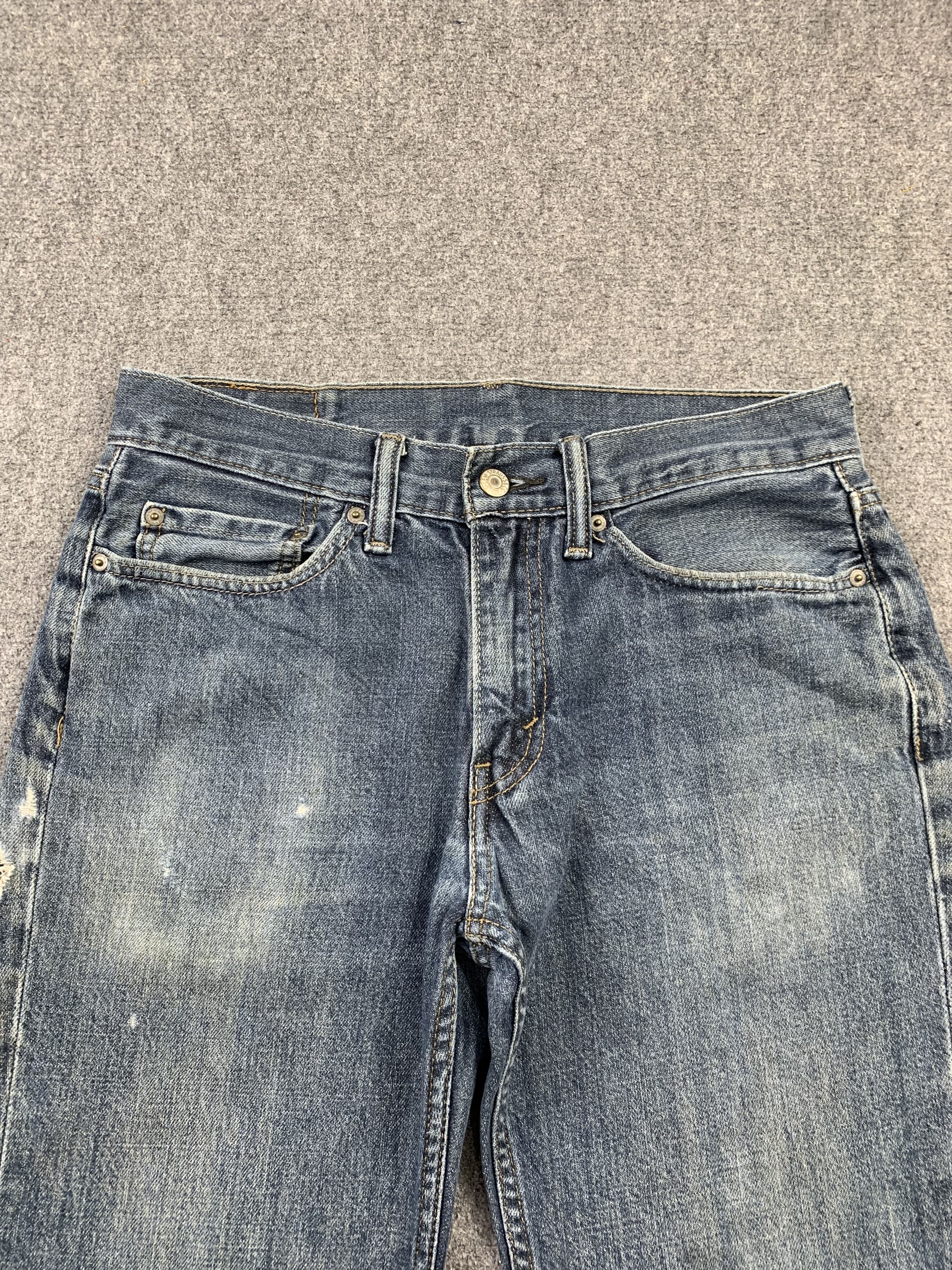Levi's Vintage Levis 514 Faded Blue Jeans DP2189 Size US 31 - 2 Thumbnail