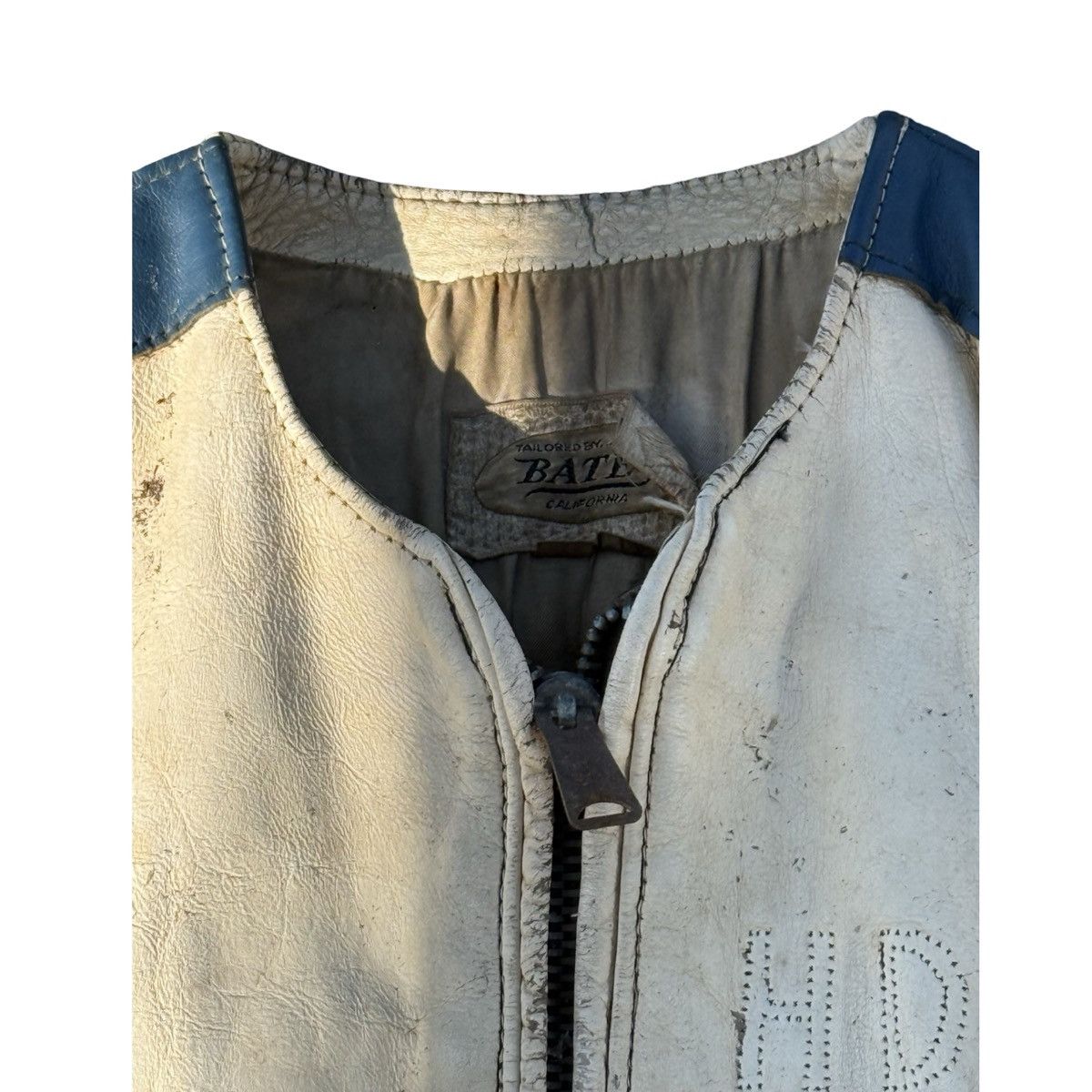 Harley Davidson Vintage Bates Harley Davidson Racing Leather Jacket Size US M / EU 48-50 / 2 - 3 Thumbnail