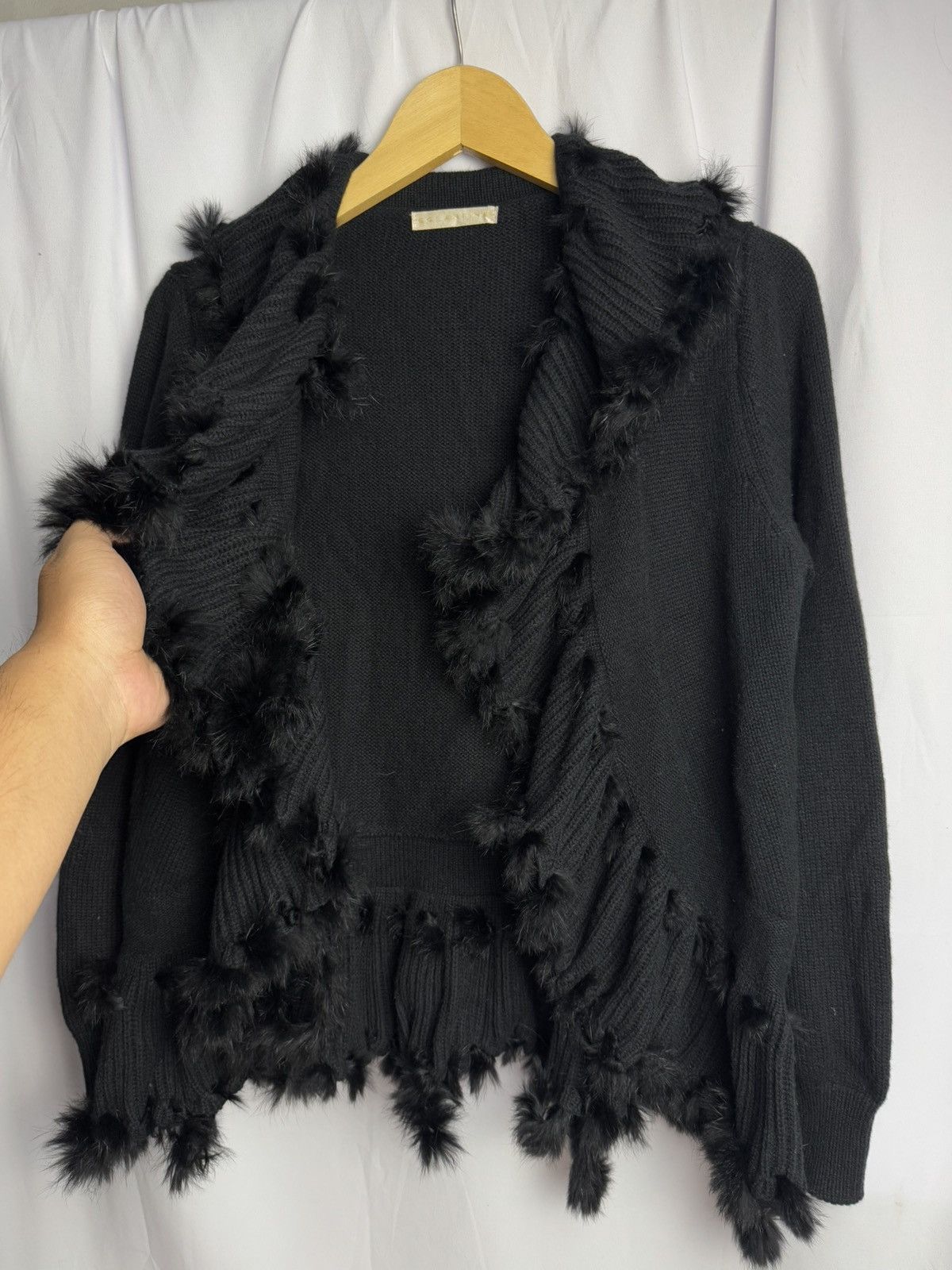 Beauty Beast Fur Knit Like Cardigan Japanese Englantine Size US M / EU 48-50 / 2 - 2 Thumbnail