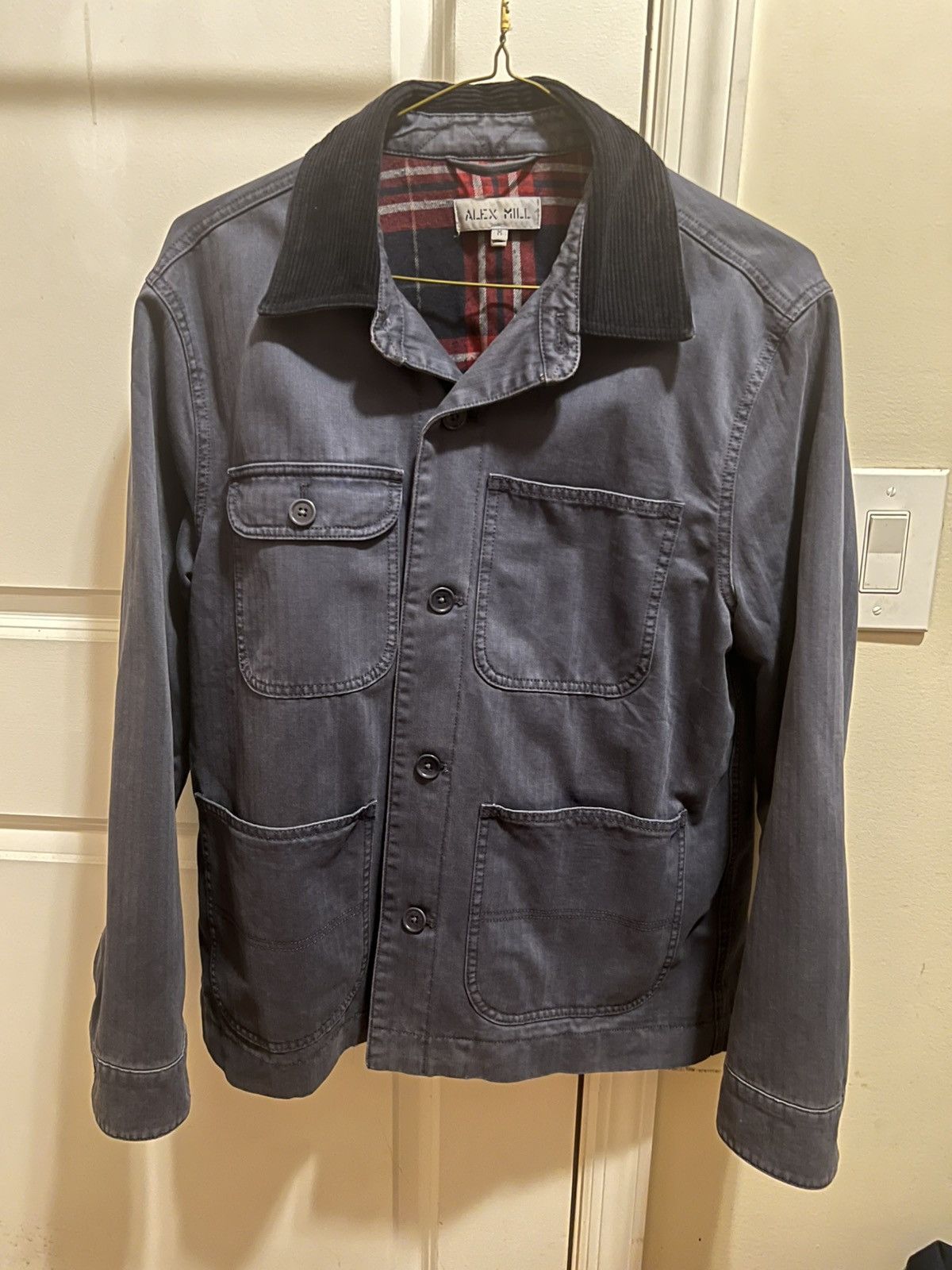 Alex Mill Alex Mill Lined Work Jacket in Cotton Herringbone Size US M / EU 48-50 / 2 - 3 Thumbnail
