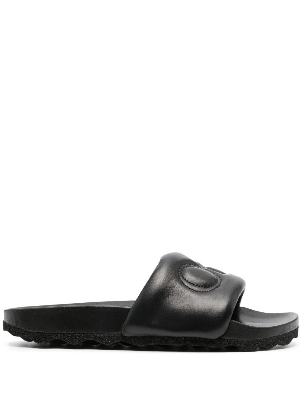Off-White Bookish Leather Slider Slip Ons in Black Size US 12 / EU 45 - 3 Thumbnail