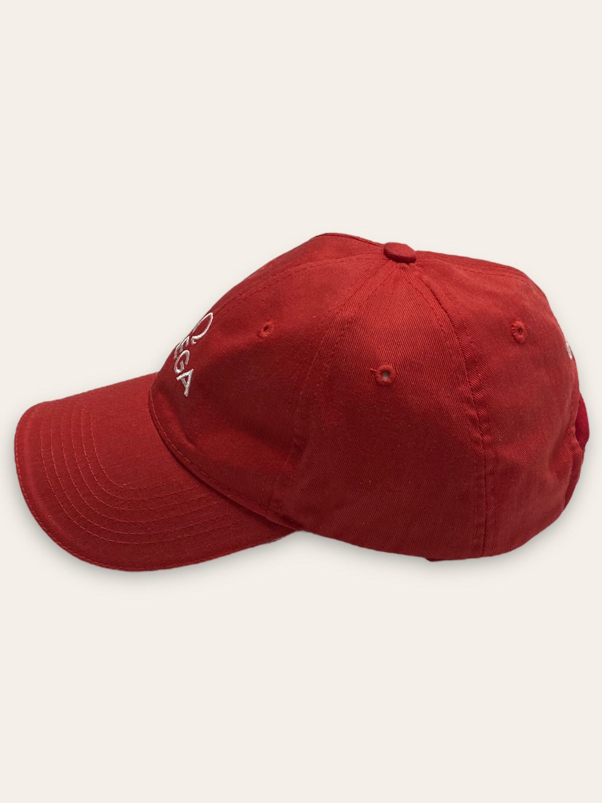 Omega Vintage OMEGA WATCHES Red Big Logo Red Cap Y2K Size ONE SIZE - 2 Thumbnail