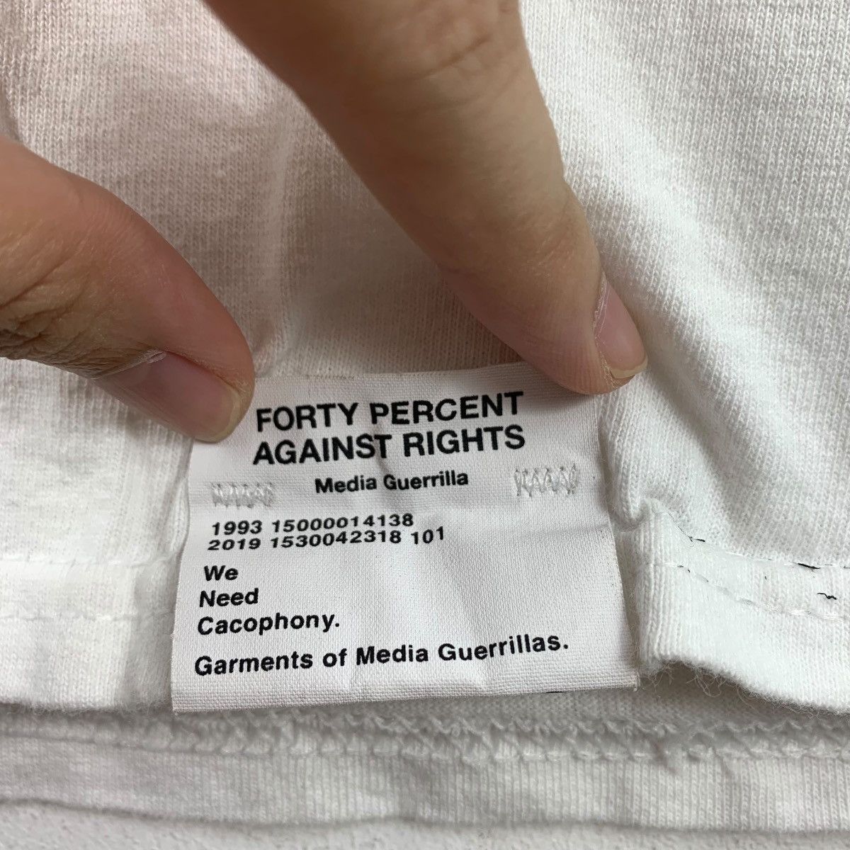 FPAR × Japanese Brand FORTY PERCENT AGAINST RIGHT(FPAR) spellout japanesebrand tee Size US L / EU 52-54 / 3 - 10 Thumbnail
