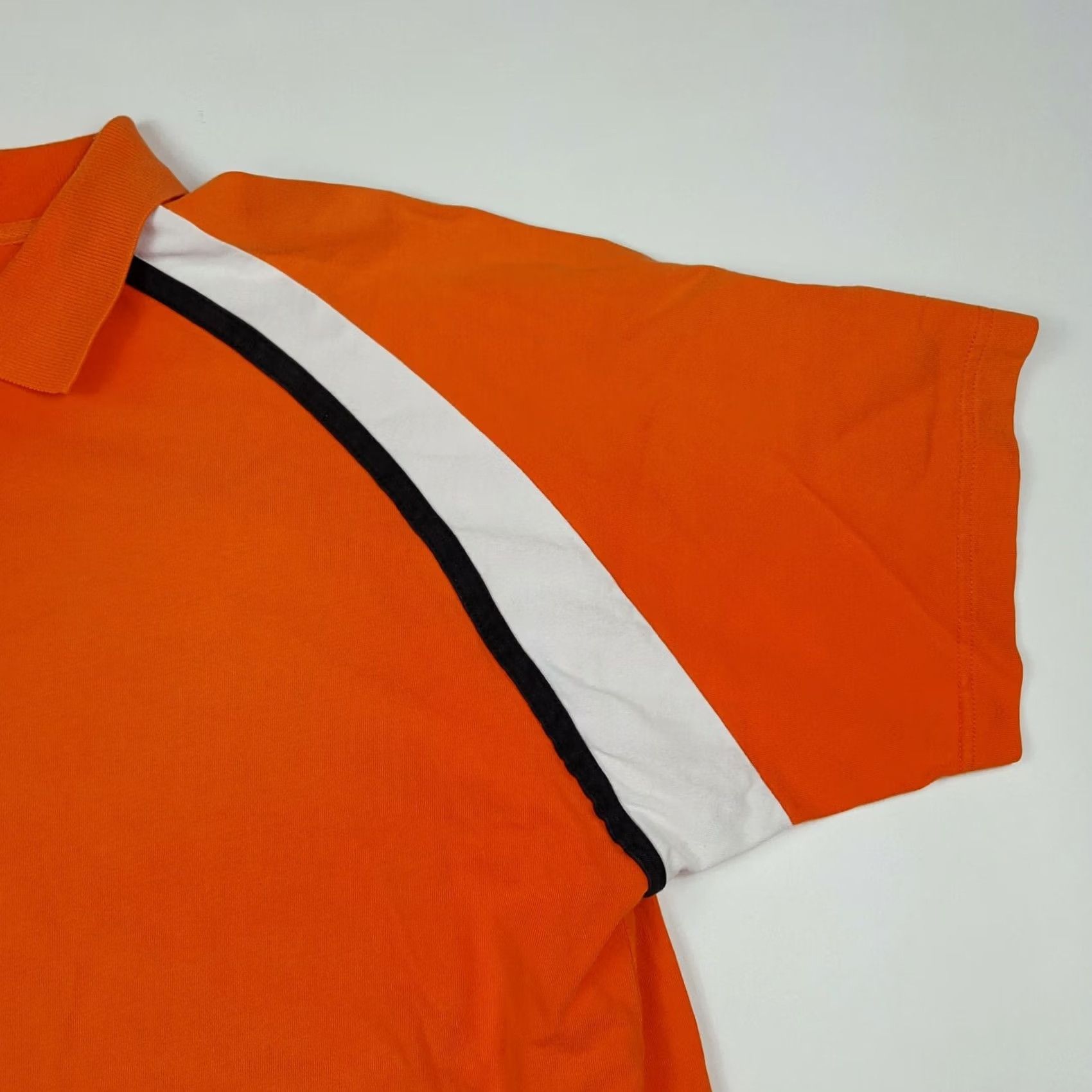 Adidas VTG adidas Polo Shirt - Men's Large Orange Short Sleeve Tennis Soccer Golf Polo Shirt Size US L / EU 52-54 / 3 - 5 Thumbnail