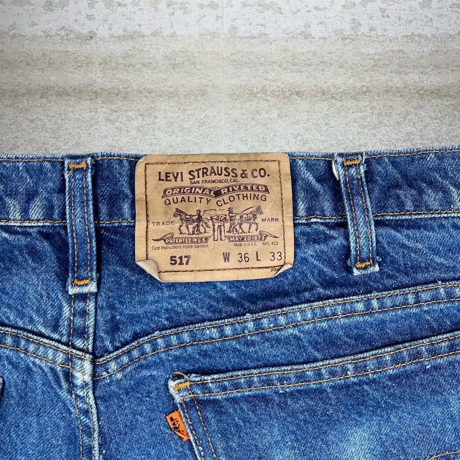 Levi's Vintage 90s Levis Jeans 36x322 Bootcut Flared Medium Wash Size US 36 / EU 52 - 4 Thumbnail