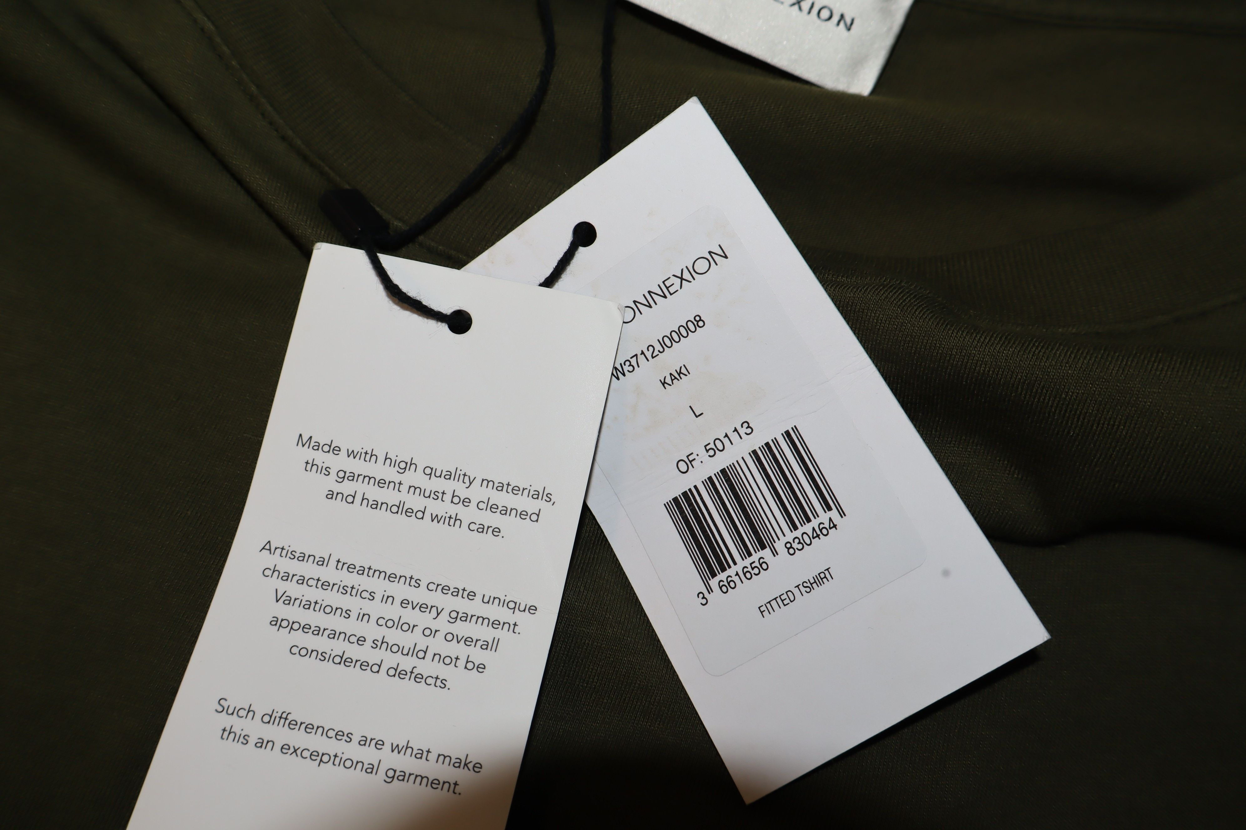 Faith Connexion Khaki fitted t-shirt Size US L / EU 52-54 / 3 - 7 Thumbnail