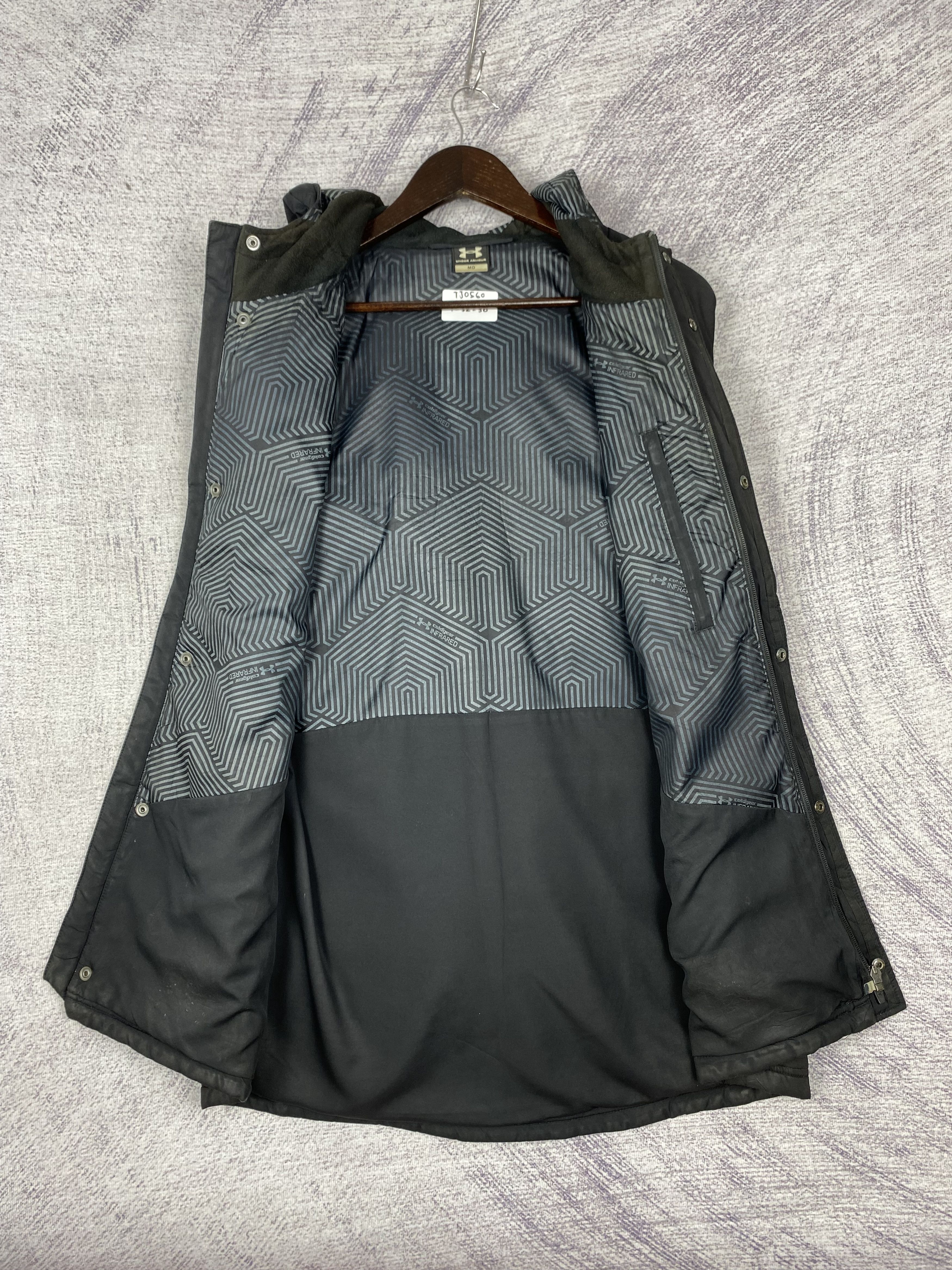 Under Armour Vintage Under Armour Hoodie Zip Up Puffer Jacket Size US S / EU 44-46 / 1 - 6 Thumbnail