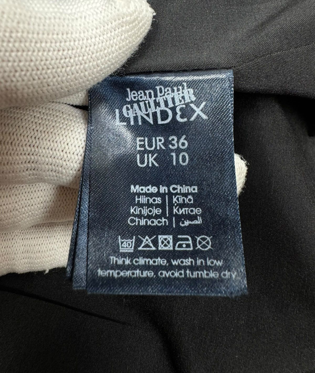 Jean Paul Gaultier Jean Paul Gaultier Lindex Skirt Pencil Full Zip Belted UK10 Size 28" / US 6 / IT 42 - 16 Thumbnail