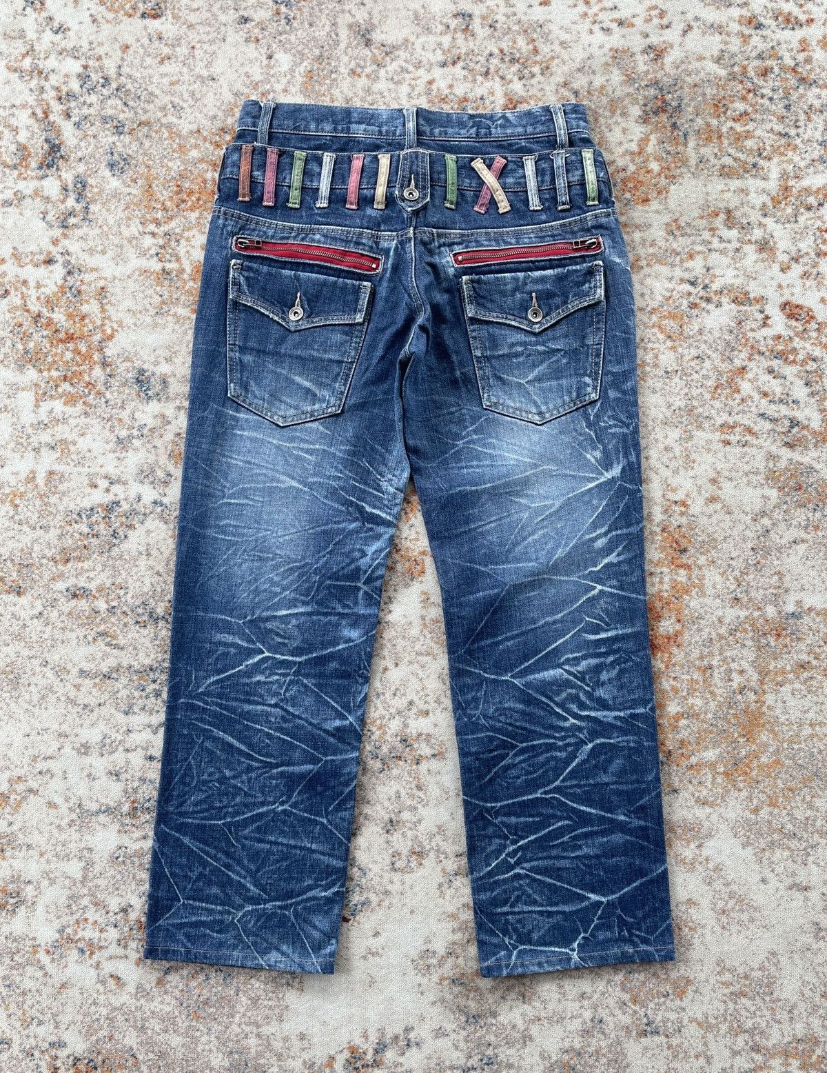 Hysteric Glamour ANTFUI DOUBLEWAIST LOOKLIKE HYSTERIC JEANS Size US 31 - 2 Thumbnail