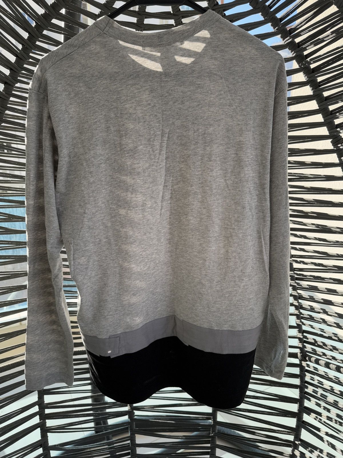 Comme des Garcons SHIRT Gray long-sleeve sweetshirt Size US M / EU 48-50 / 2 - 1 Thumbnail