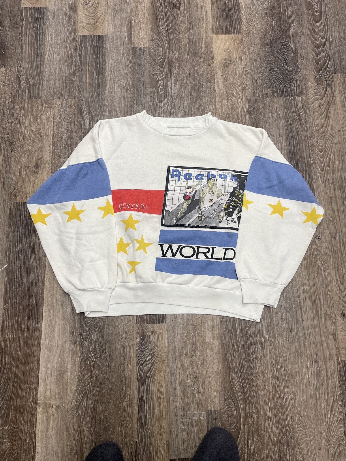 Reebok Rare Vintage Olympics Reebok aop crewneck Size US M / EU 48-50 / 2 - 7 Thumbnail
