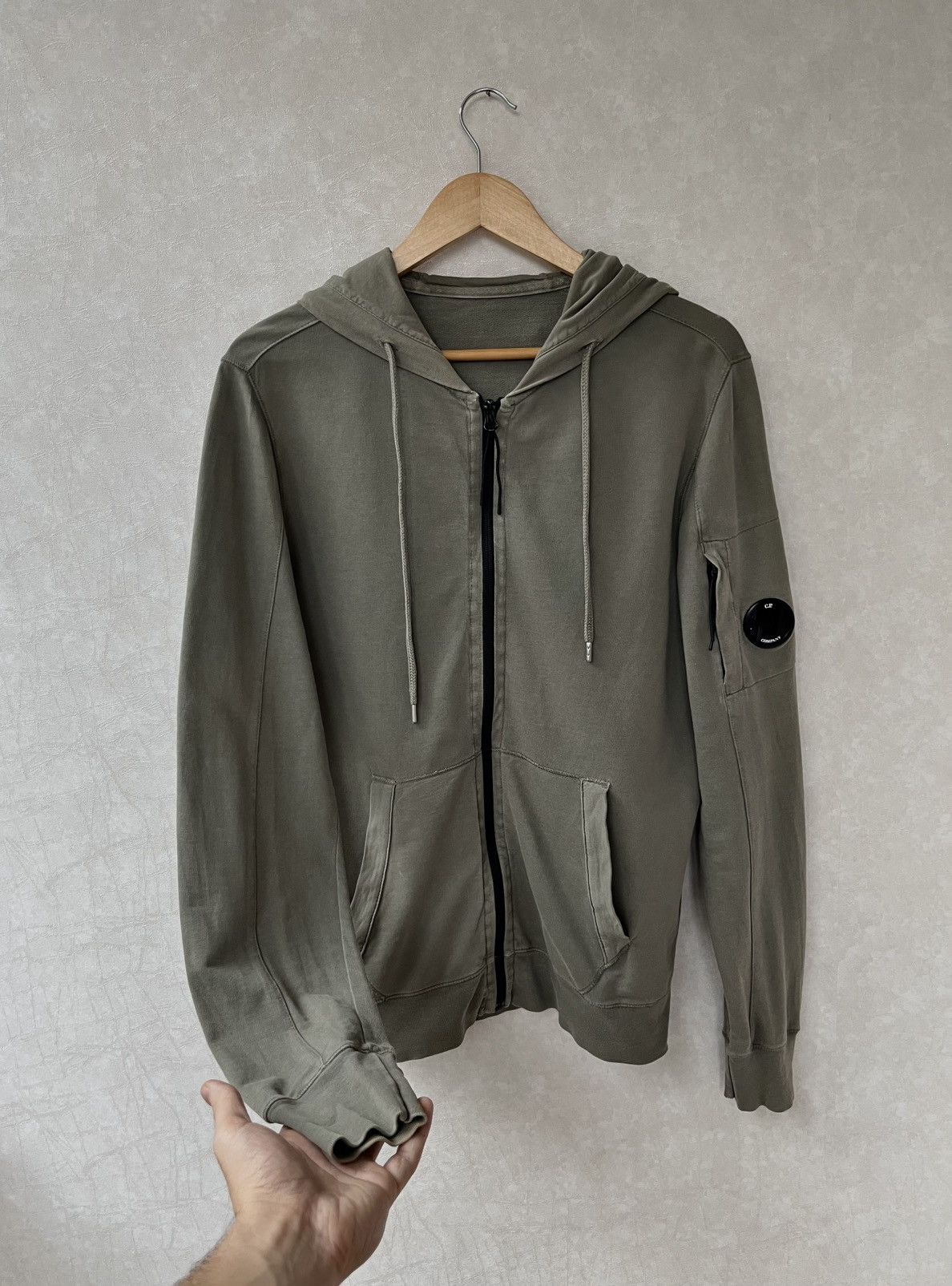 C.P. Company C.P Company Light Green Zip Hoodie 00s Size US M / EU 48-50 / 2 - 2 Thumbnail