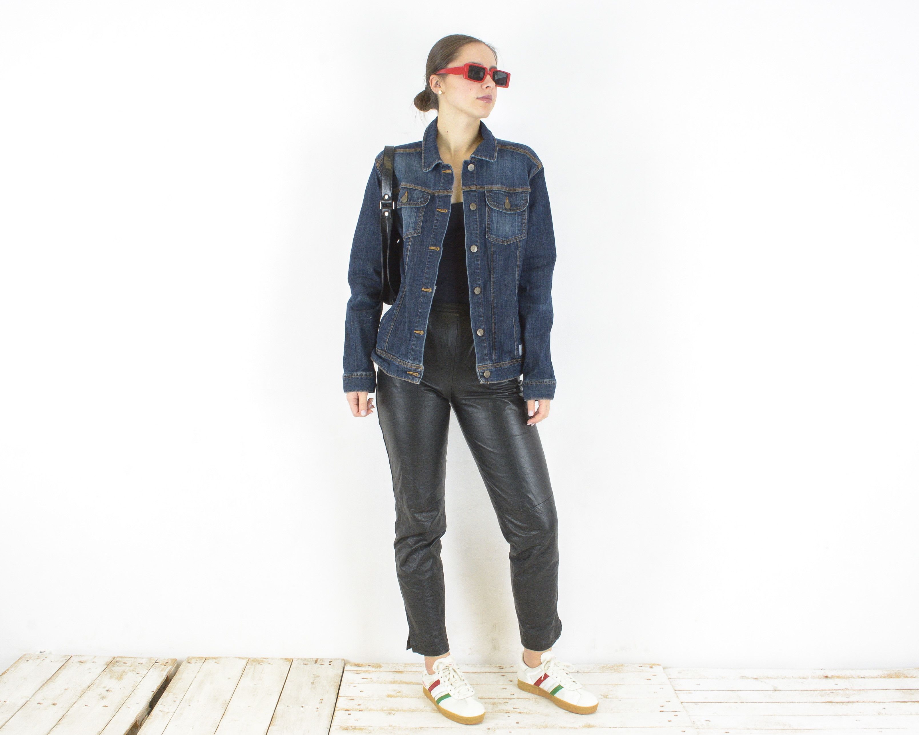 Carhartt × Carhartt Wip × Vintage M Denim Jean Jacket Button Up Blazer Trucker Cowboy Top Size M / US 6-8 / IT 42-44 - 2 Thumbnail