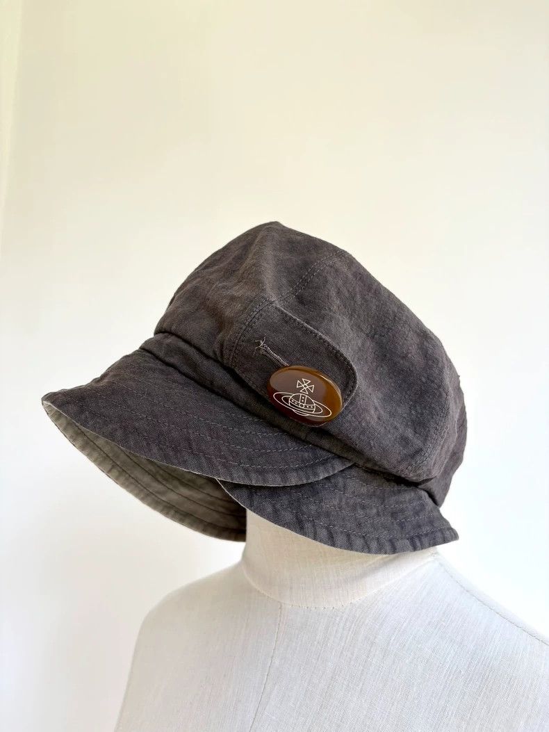 Vivienne Westwood Vivienne Westwood Old grayish-brown newsboy hat Size ONE SIZE - 5 Thumbnail