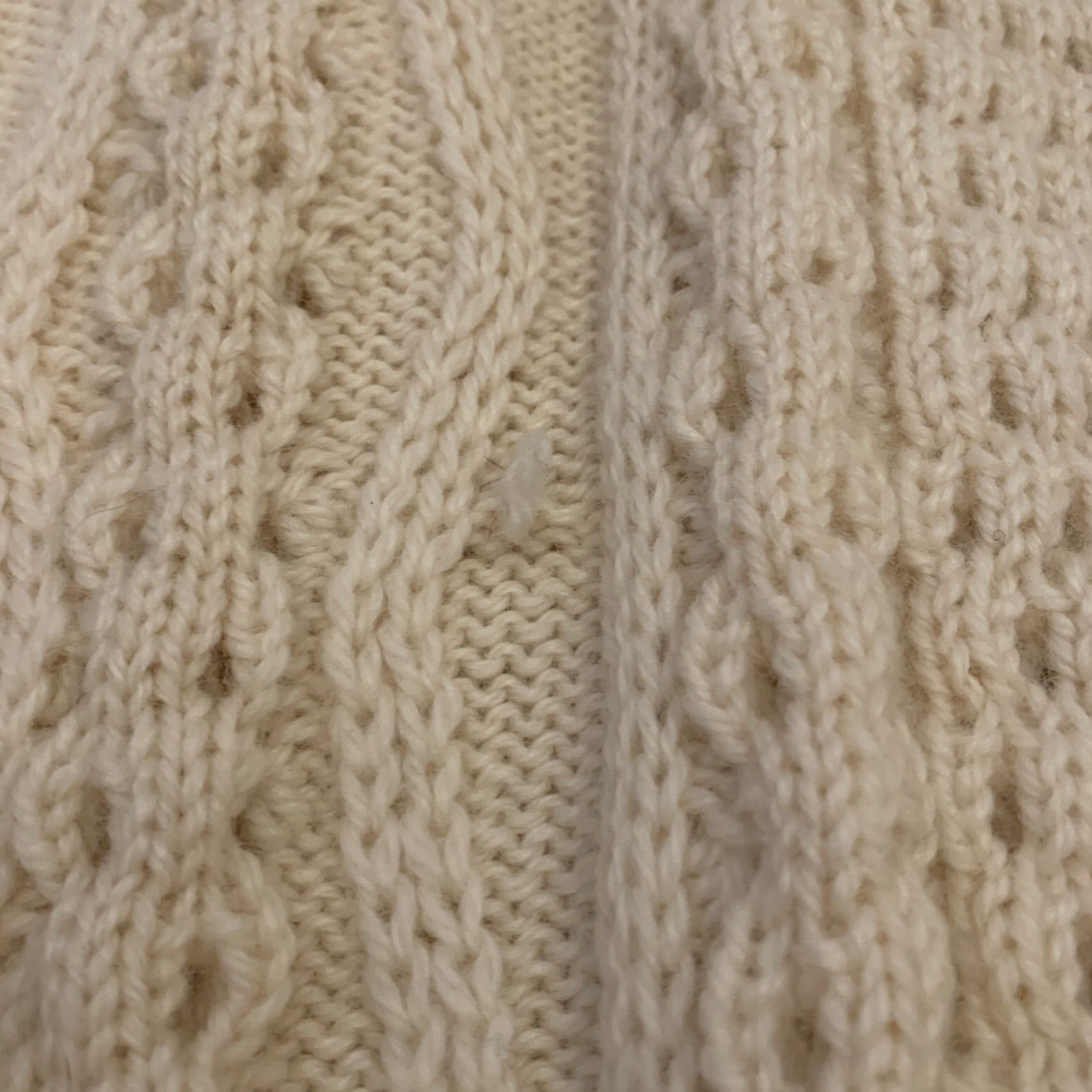 Vintage VINTAGE Cladyknit Donegal Handcraft Sweater 40 M Womens Cream Irish Aran Knit Crew Neck Pullover Knit Wool Cable Knit Size S / US 4 / IT 40 - 5 Thumbnail
