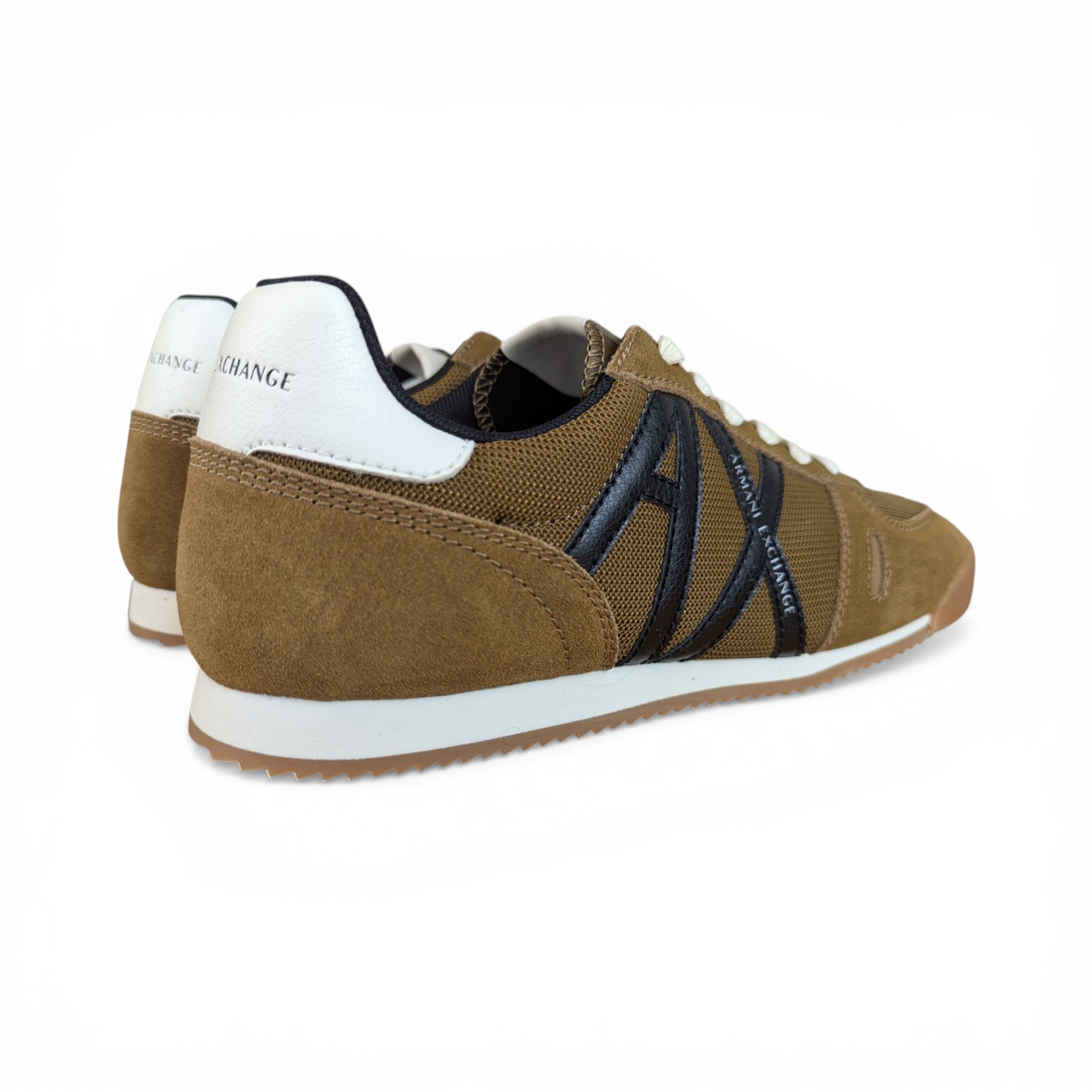 Armani Exchange ARMANI EXCHANGE BROWN SUEDE SNEAKERS Size US 10 / EU 43 - 5 Thumbnail