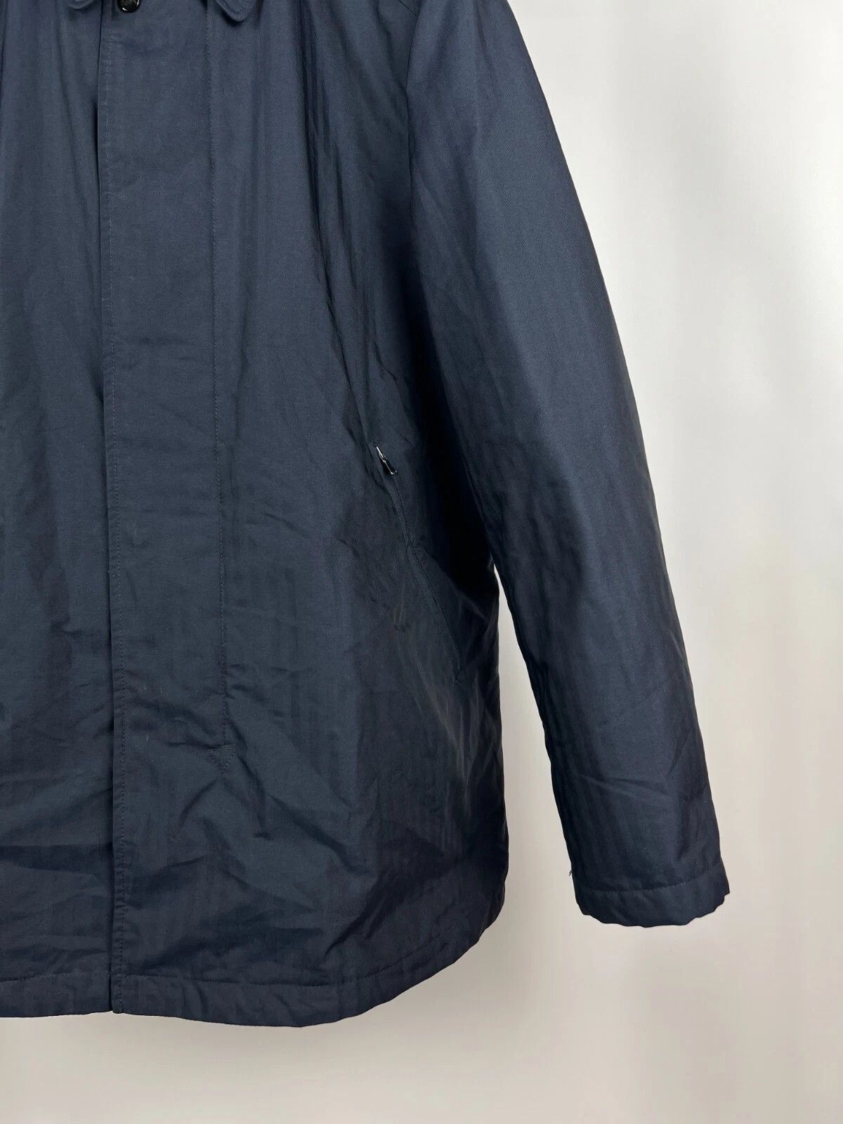 Boggi Boggi Milano Herringbone Classic Rain-Stop Coat Jacket Size US M / EU 48-50 / 2 - 7 Thumbnail