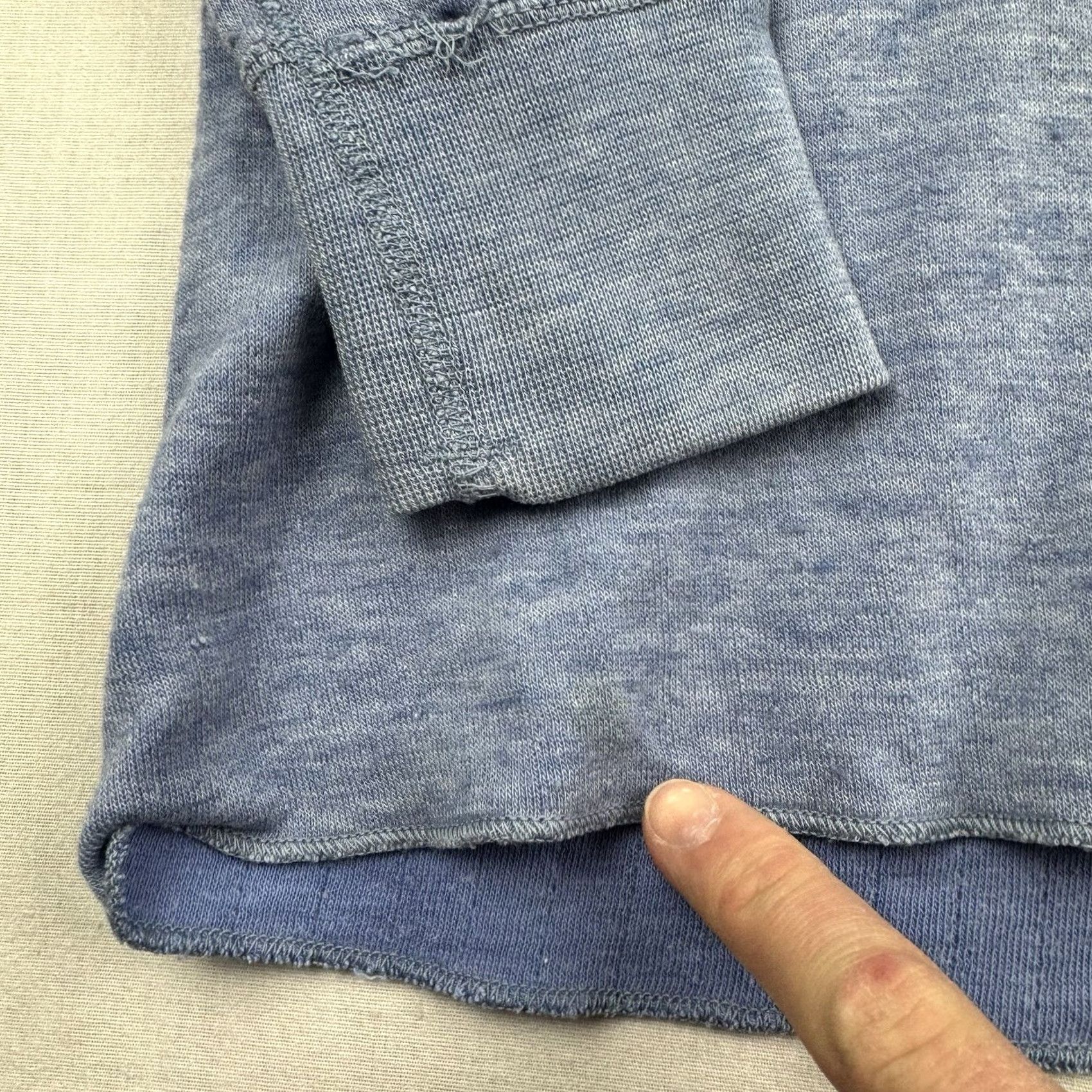 Vintage VINTAGE LL Bean River Divers Shirt Mens LT Blue Thermal Henley 90s Outdoor TALL Long Sleeve Kn relation? Size US L / EU 52-54 / 3 - 3 Thumbnail