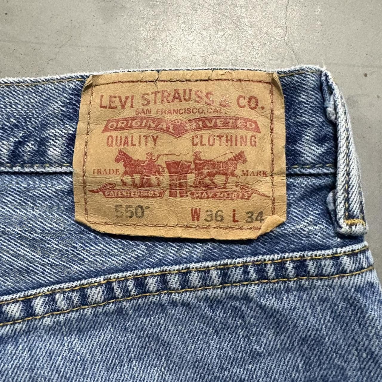 Vintage Crazy Vintage Y2K/2000s Super Baggy Levis Medium Wash Denim Jeans Size US 36 / EU 52 - 8 Thumbnail