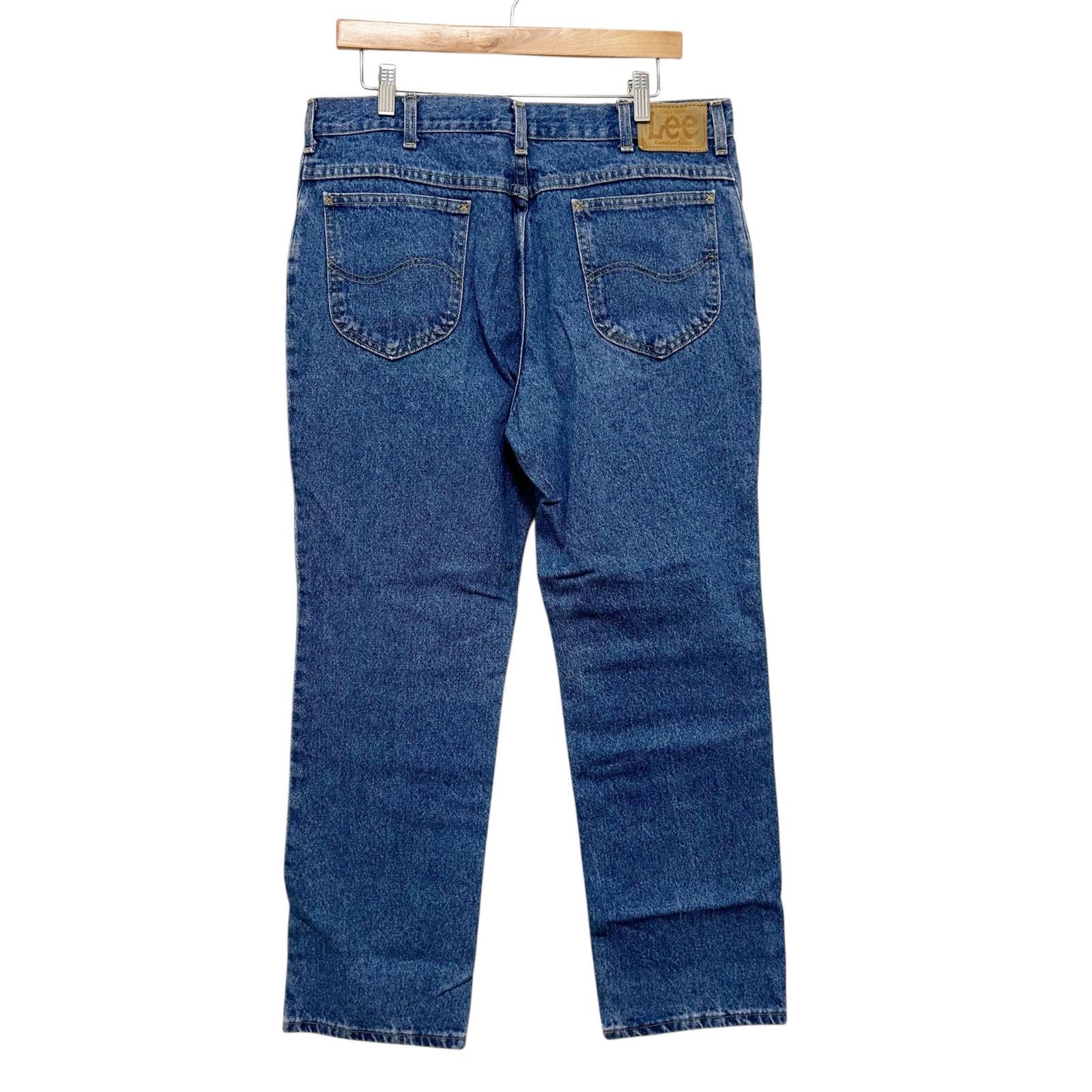 Lee Vintage Lee Straight Leg Jeans Sz 36x30 Size US 36 / EU 52 - 6 Thumbnail