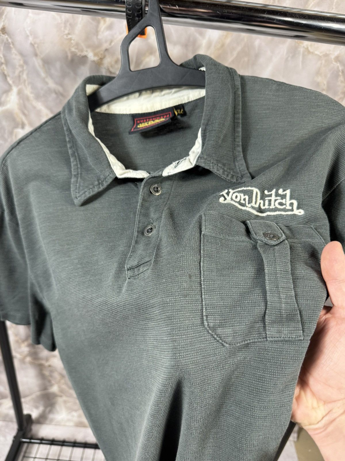 Von Dutch Von Dutch Y2k Polo Tee Size US XL / EU 56 / 4 - 8 Thumbnail
