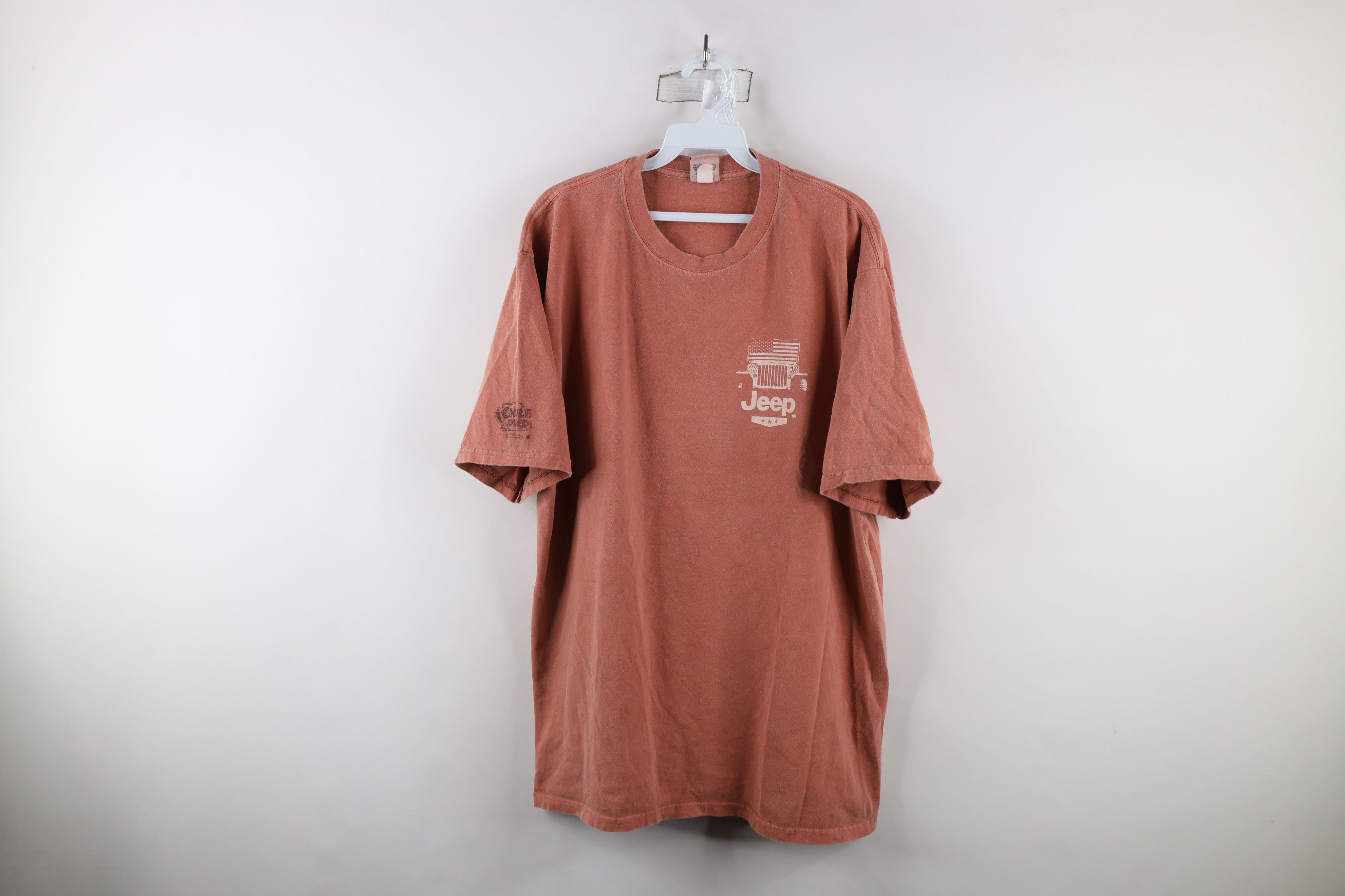 Vintage Vintage Jeep Motor Co Stonewash Spell Out T-Shirt Cotton Size US L / EU 52-54 / 3 - 1 Thumbnail