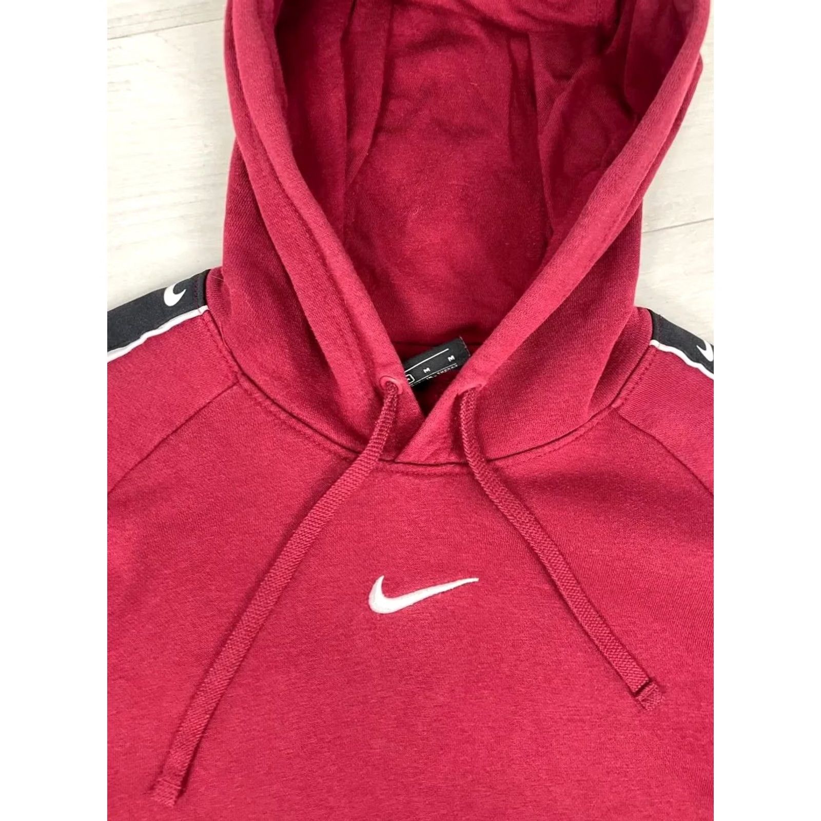 Nike VINTAGE Nike Tracksuit Hoodie And Pants M Burgundy Lampas Swoosh Y2K Men Size US M / EU 48-50 / 2 - 7 Thumbnail