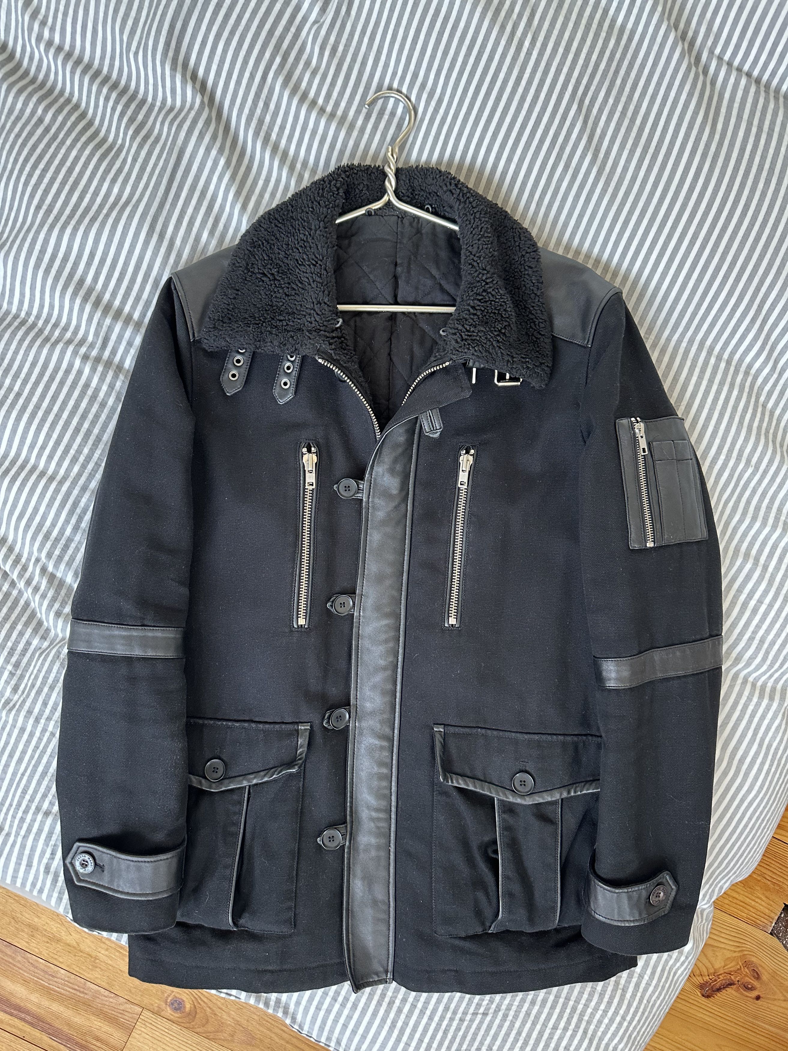 The Kooples The Kooples Sport Black Patch Coat Men's Medium Size US L / EU 52-54 / 3 - 4 Thumbnail