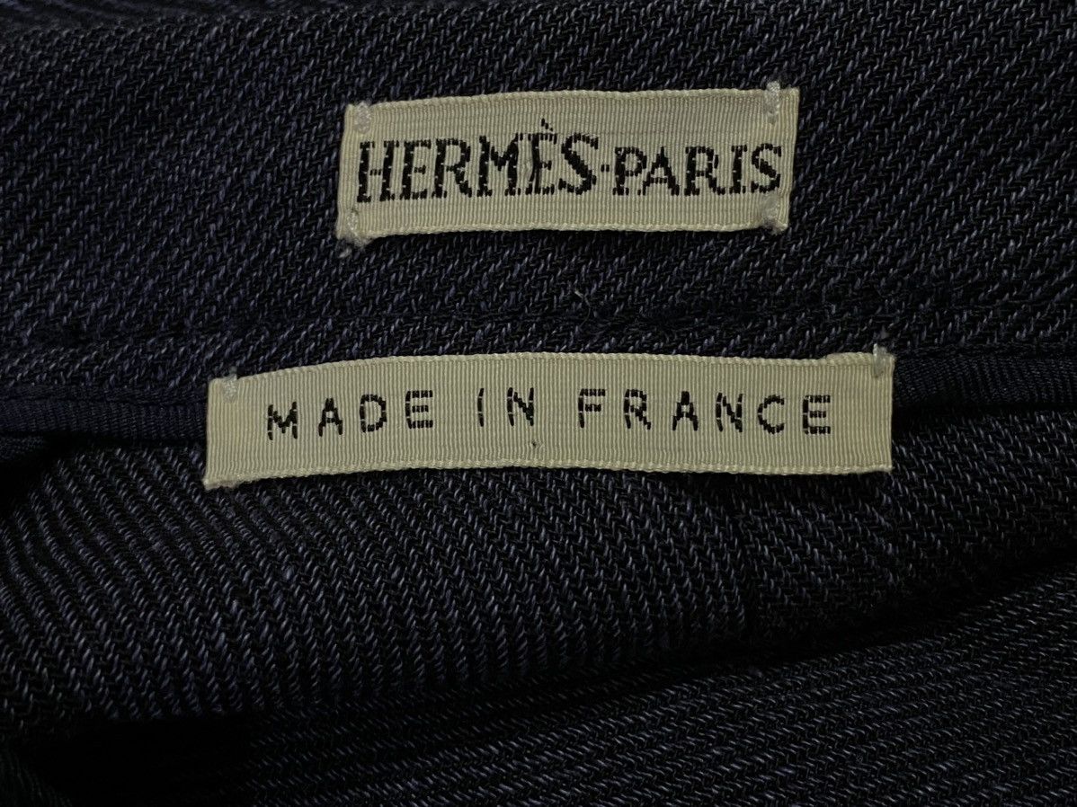 Hermes Vintage Hermes Double Pocket Midi Skirt Size 27" / US 4 / IT 40 - 8 Thumbnail
