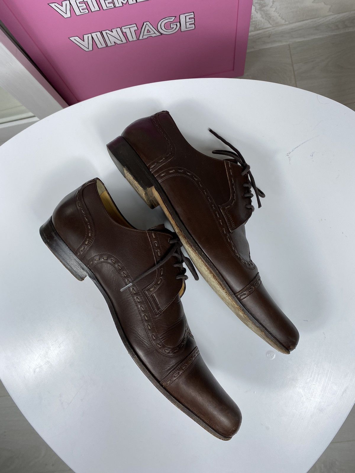 Dolce & Gabbana × Vintage Dolce&Gabbana Derby Lace Up Size US 8 / EU 41 - 15 Thumbnail