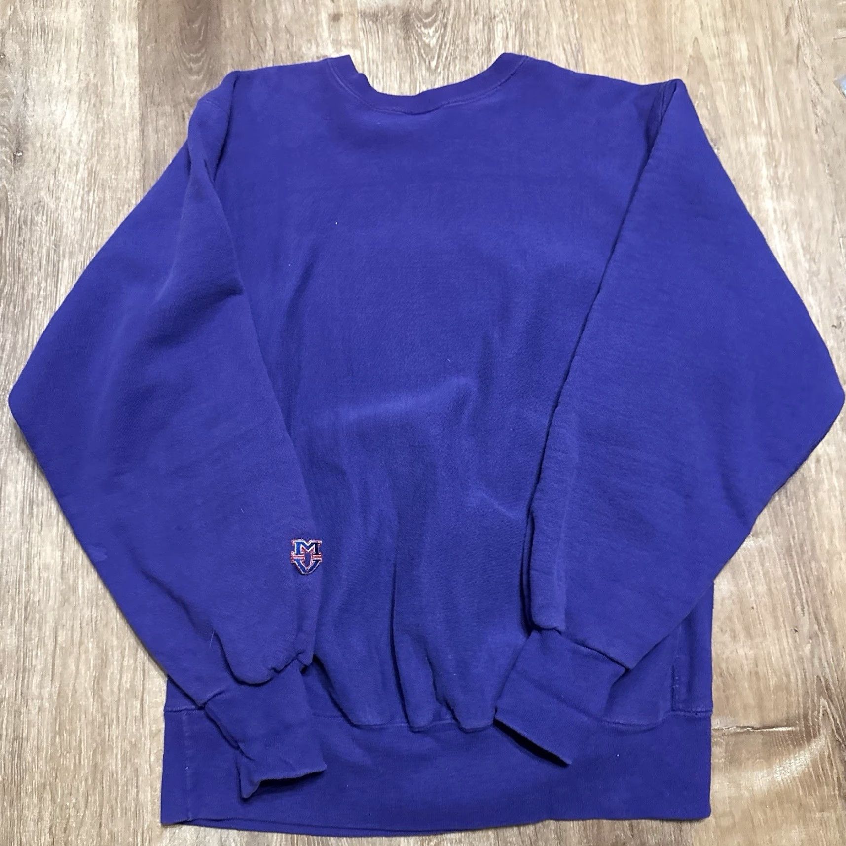 Vintage VINTAGE MV Sport Pro Weave WMU Western Michigan Crewneck Sweatshirt Mens L Purple 90s Sports University MV Sport Mens Large L Size US L / EU 52-54 / 3 - 2 Thumbnail