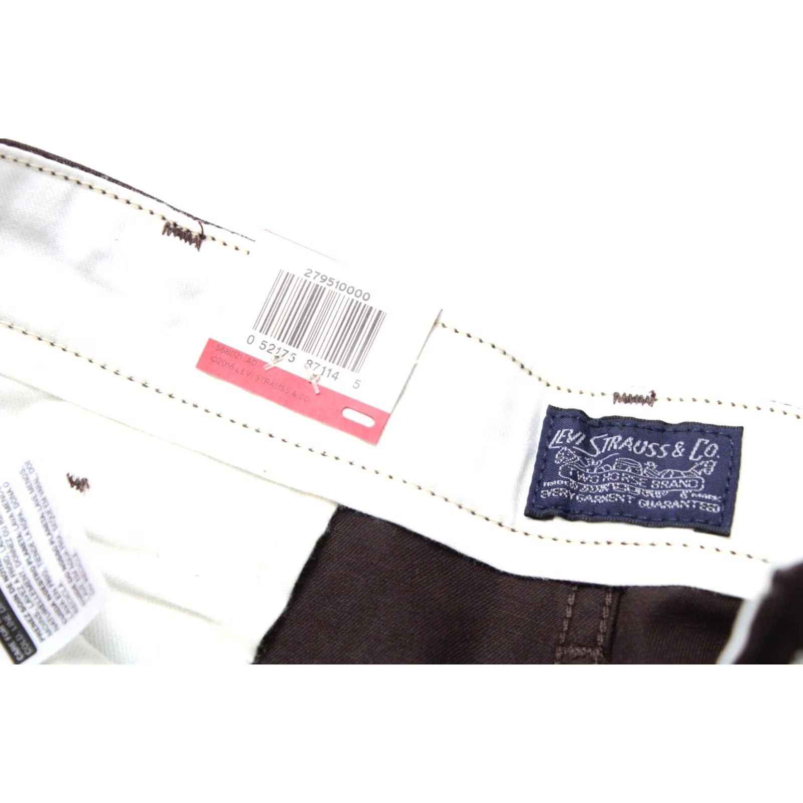 Levi's Levi's 541 Athletic Fit Chino Trousers Men's W28/L30 Zip Fly Taper Stretch Brown Size US 28 / EU 44 - 6 Thumbnail