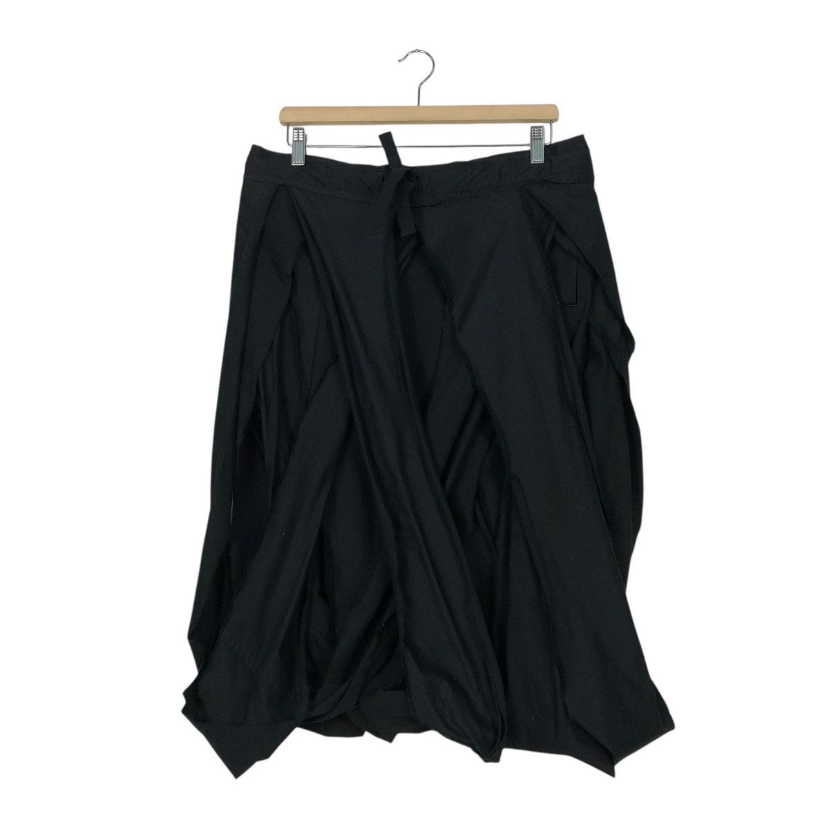 Yohji Yamamoto 🔥RICH BLACK GABARDINE DECO BONDAGE DESIGN YOHJI YAMAMOTO Size US 30 / EU 46 - 4 Thumbnail